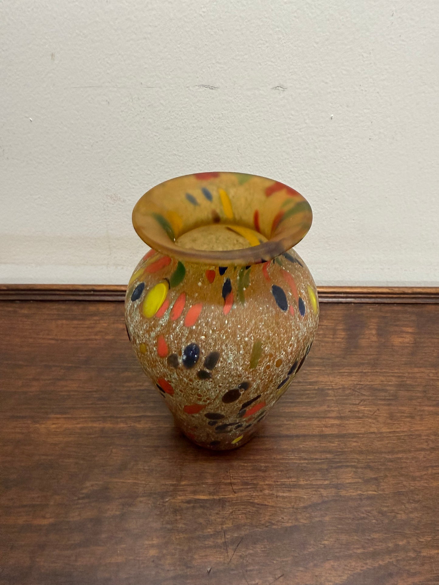 Vintage French Art Glass Vase