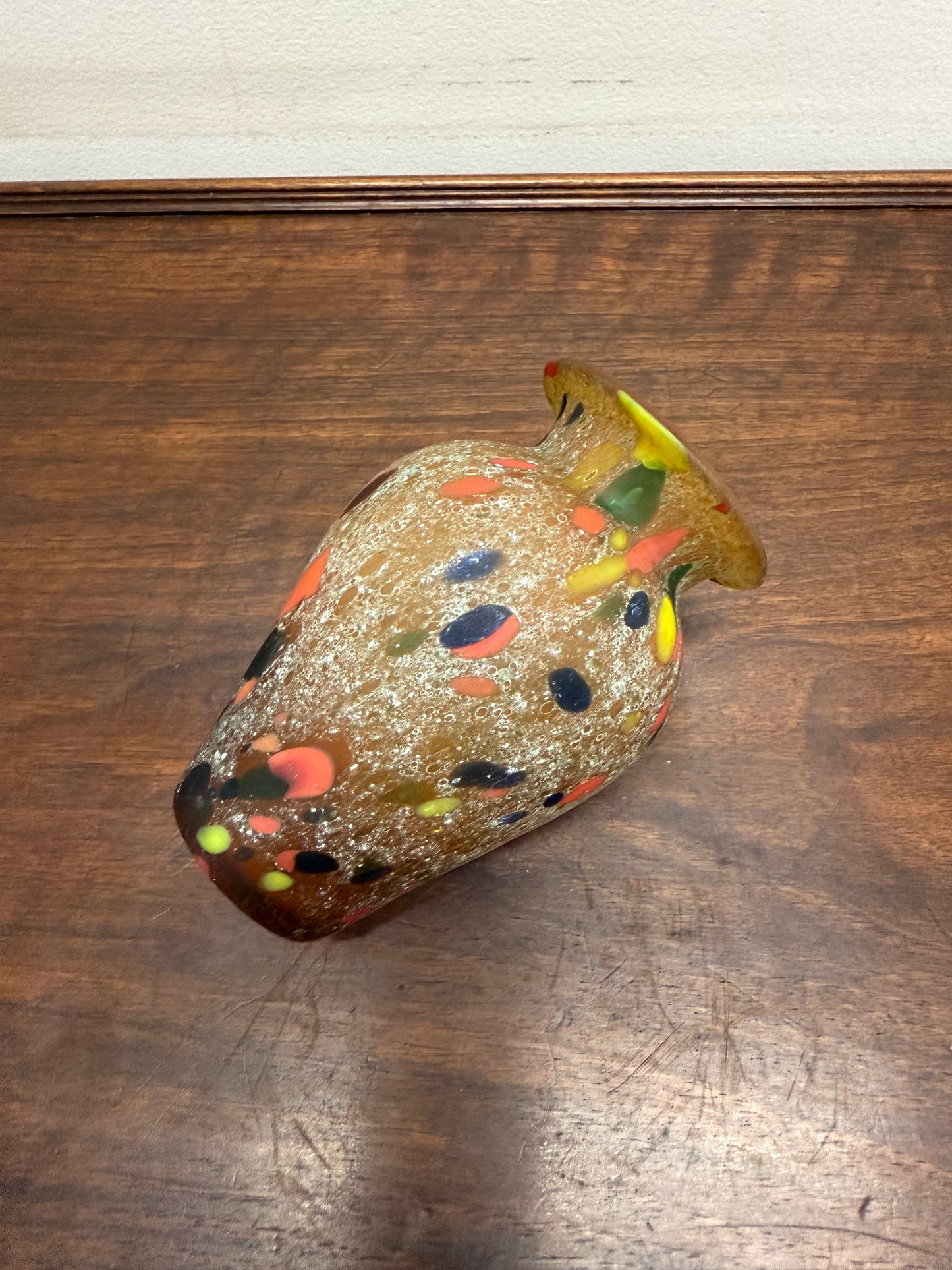 Vintage French Art Glass Vase