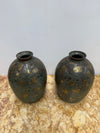 Pair of Vintage Japanese Green/Gilt Vases | Antique & Vintage | Moonee Ponds Antiques | Australia Wide Delivery