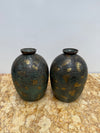 Pair of Vintage Japanese Green/Gilt Vases | Antique & Vintage | Moonee Ponds Antiques | Australia Wide Delivery