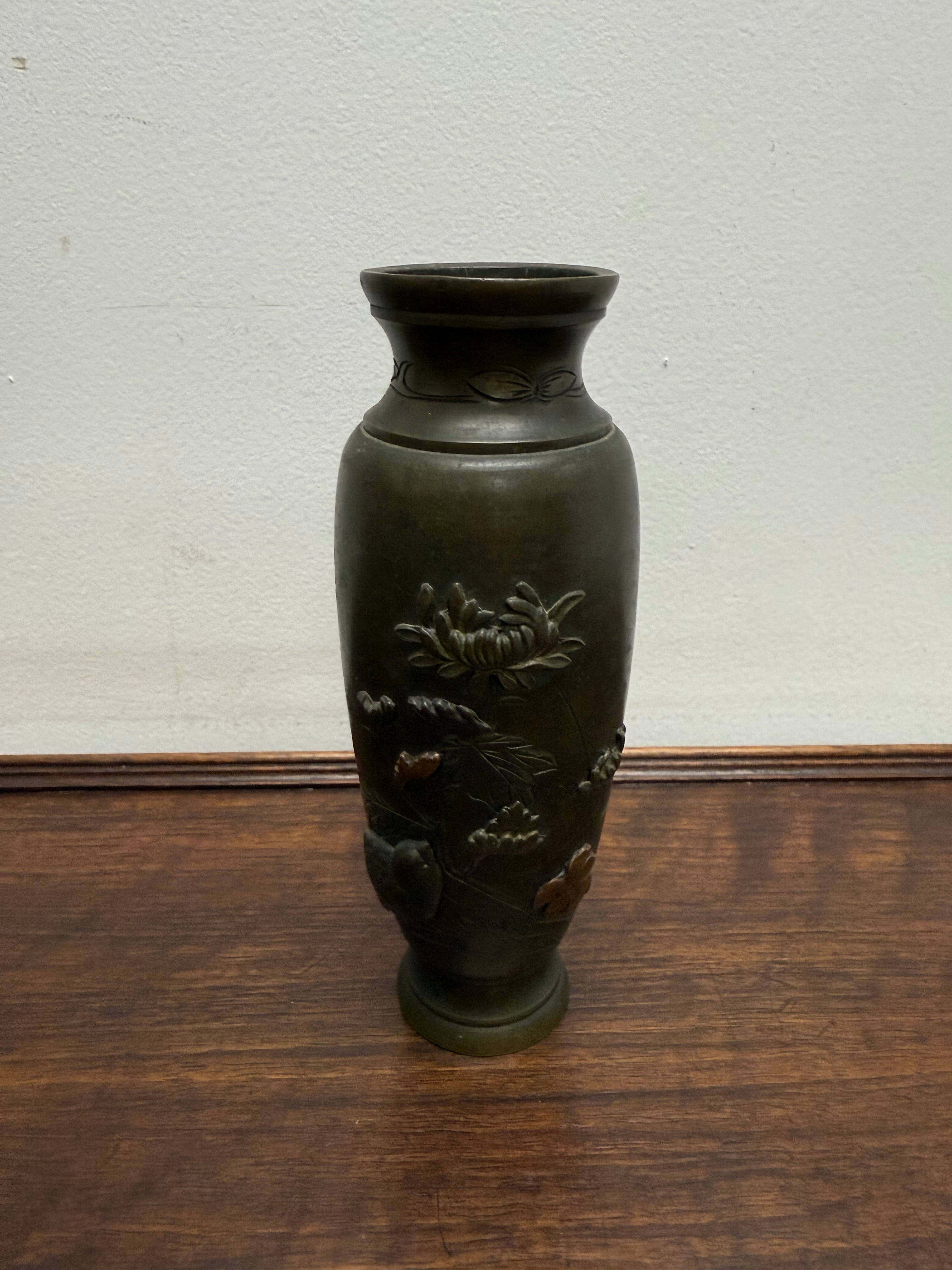 Meiji Period Japanese Bronze Vase | Antique & Vintage | Moonee Ponds Antiques | Australia Wide Delivery