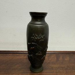 Meiji Period Japanese Bronze Vase