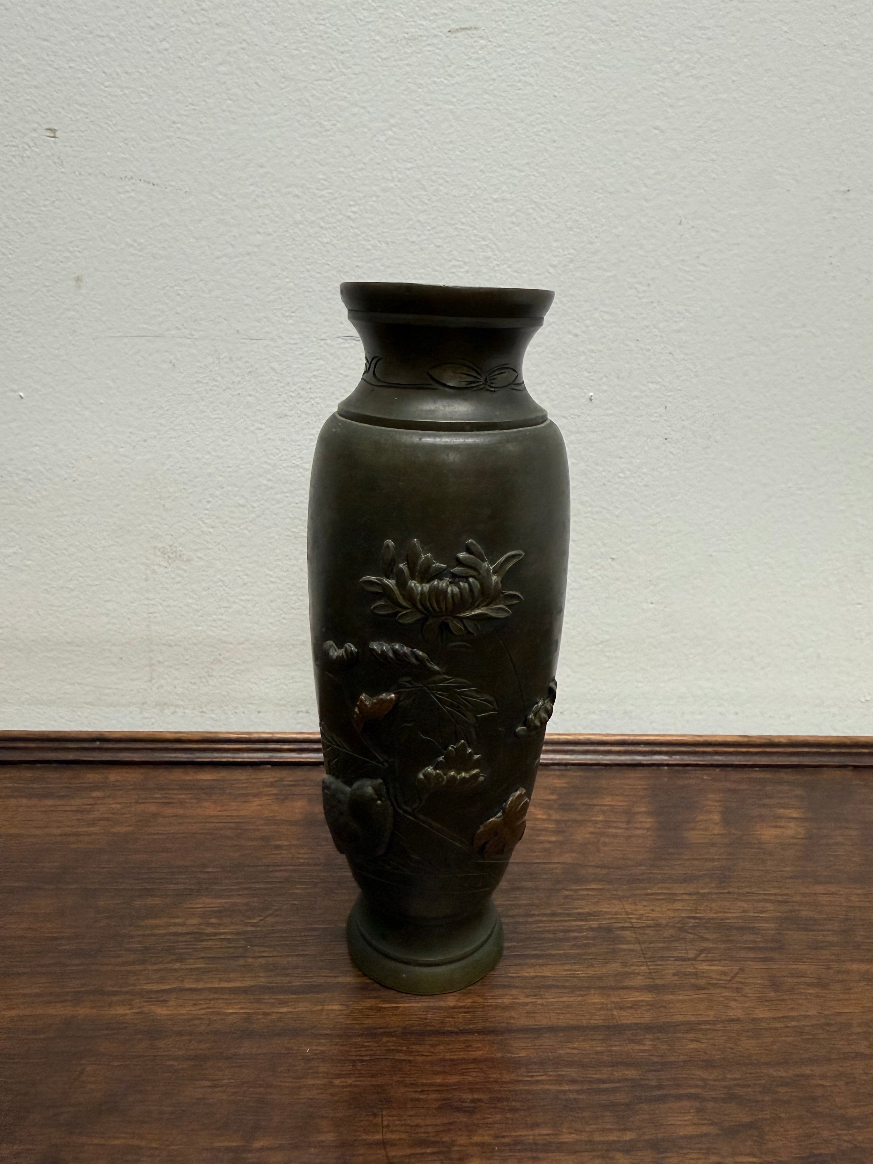 Meiji Period Japanese Bronze Vase | Antique & Vintage | Moonee Ponds Antiques | Australia Wide Delivery