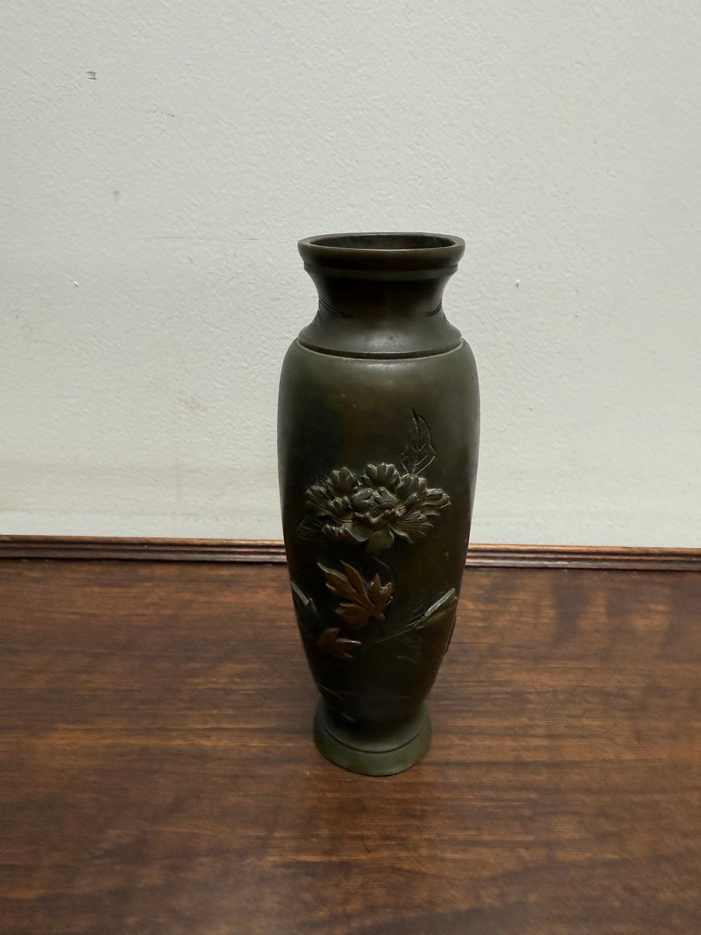 Meiji Period Japanese Bronze Vase