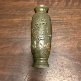 Meiji Period Japanese Bronze Vase