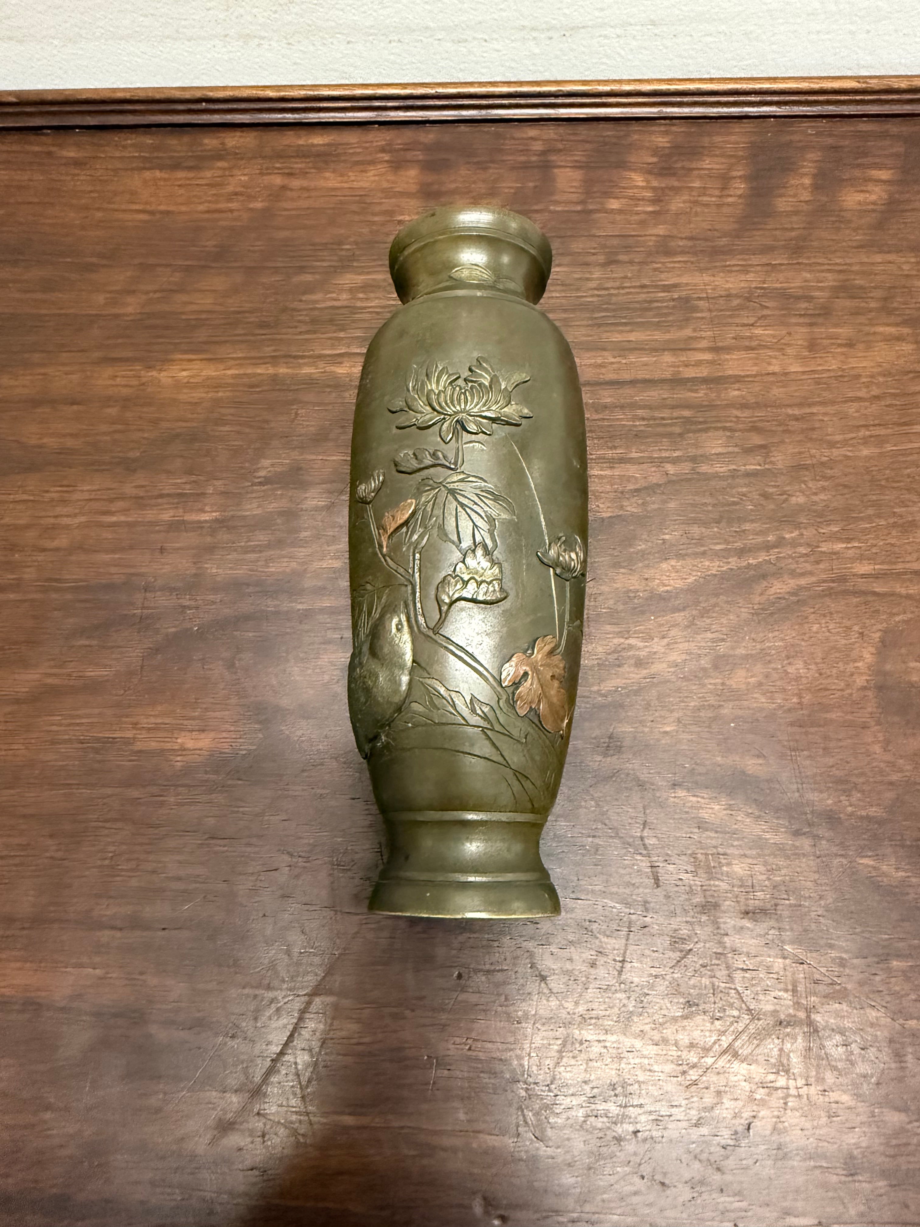 Meiji Period Japanese Bronze Vase | Antique & Vintage | Moonee Ponds Antiques | Australia Wide Delivery