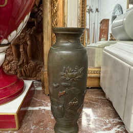 Meiji Period Japanese Bronze Vase