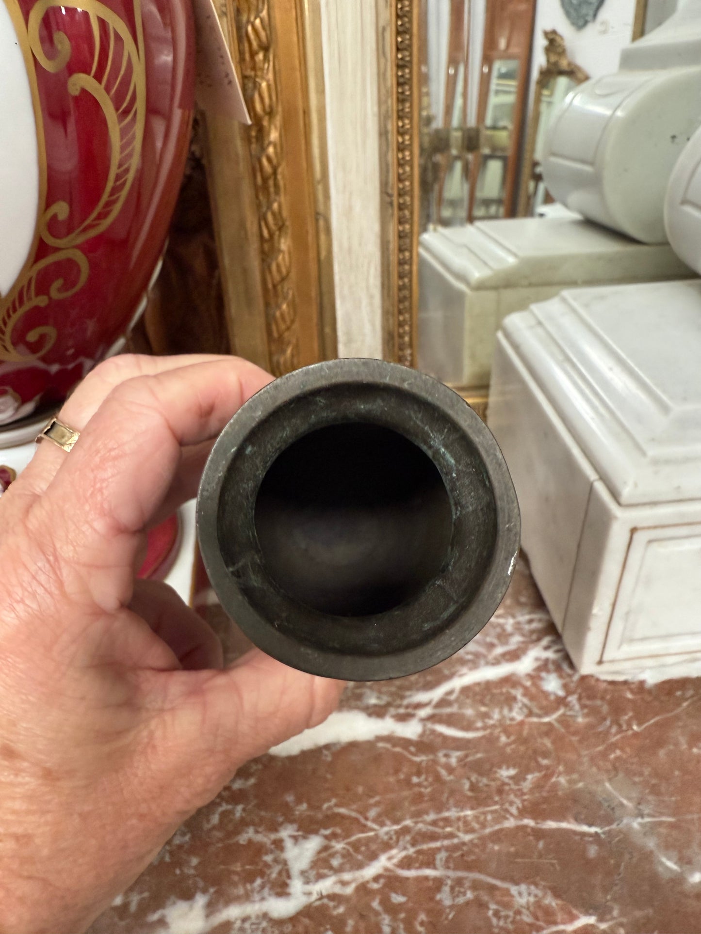 Meiji Period Japanese Bronze Vase