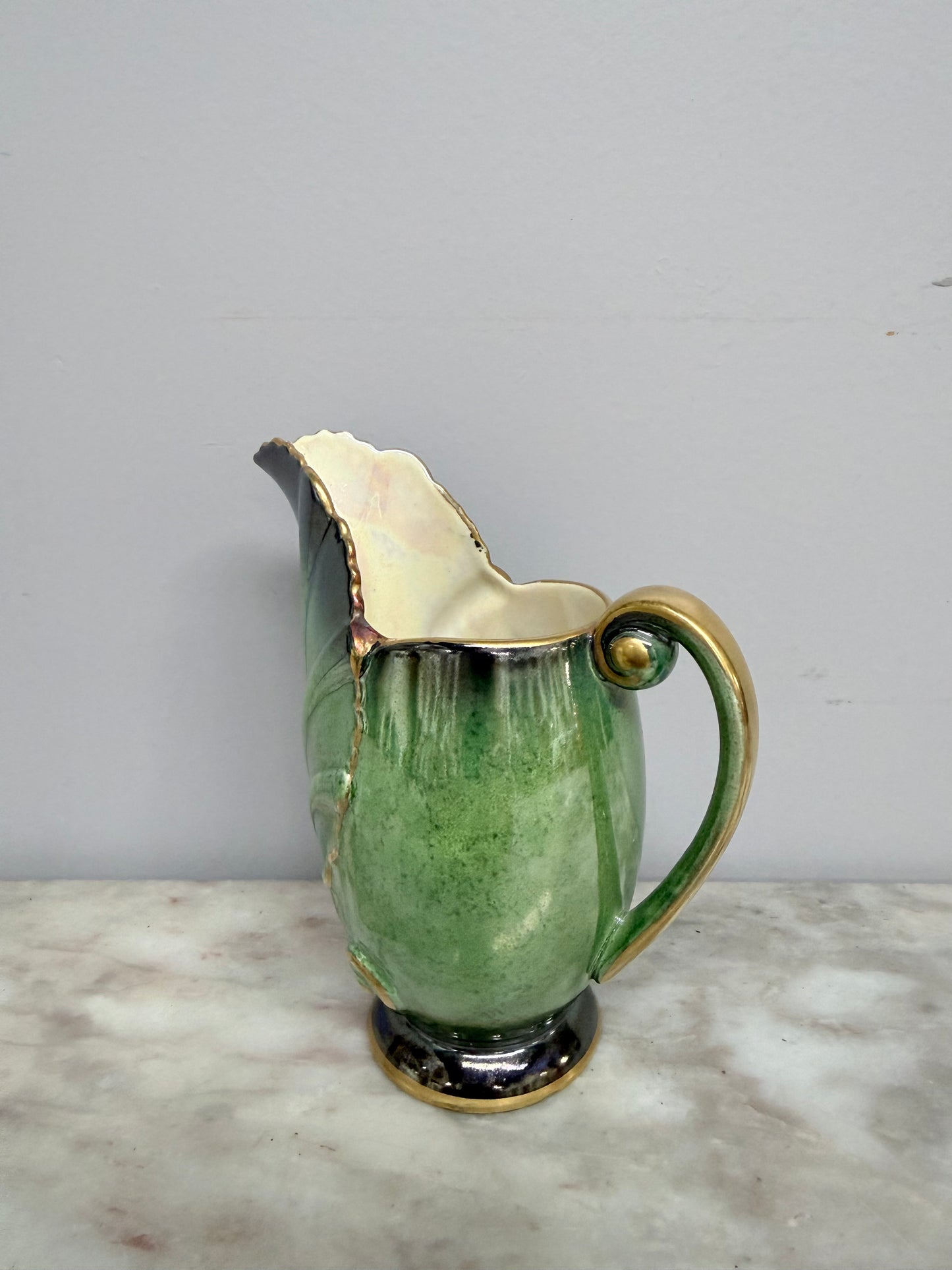 Art Deco Style 'Vert Royale' Jug