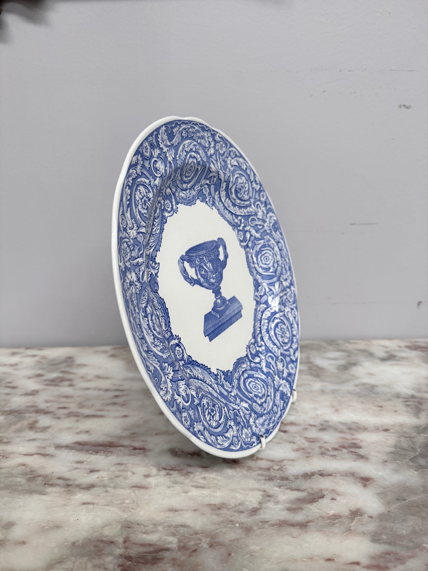 Spode Display Plate 'Warwick Vase'