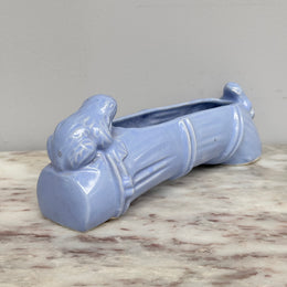 Lovely Vintage Pottery Frog Vase