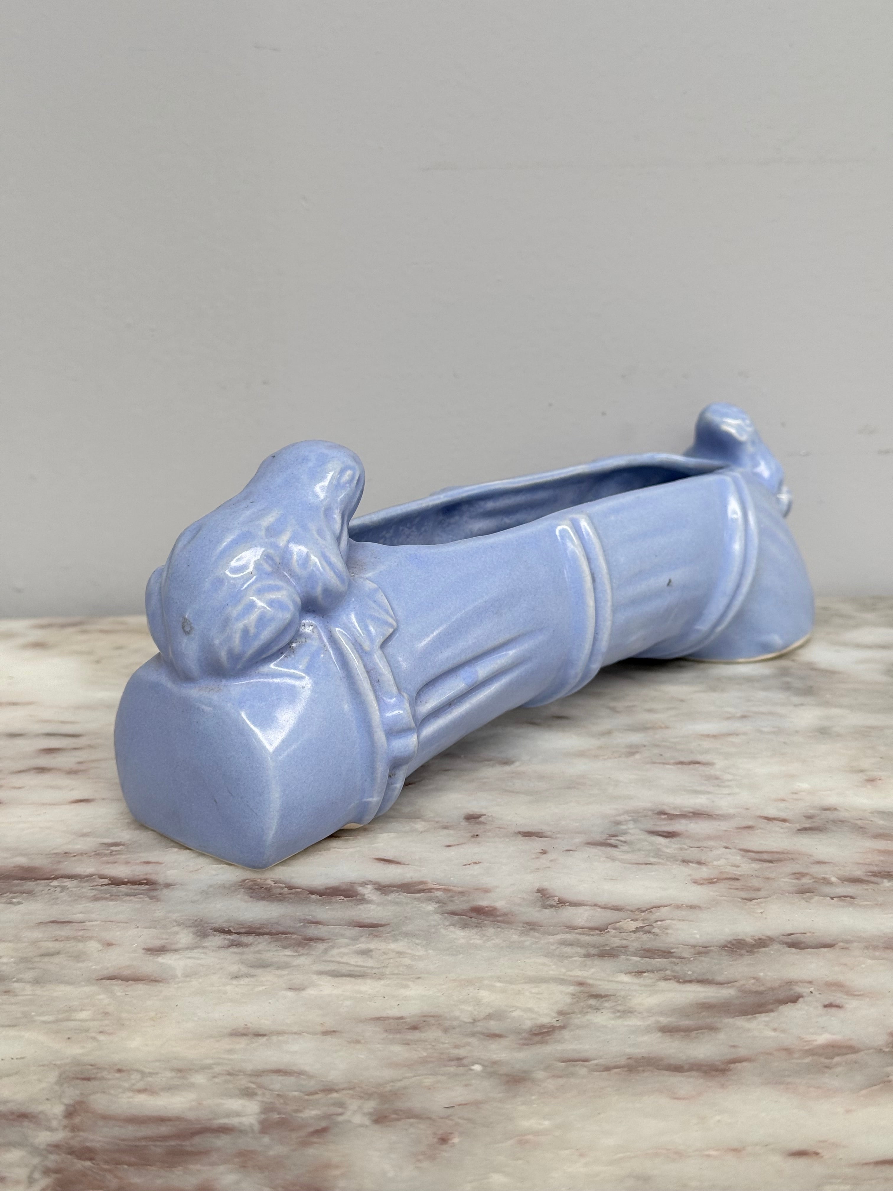 Lovely Vintage Pottery Frog Vase