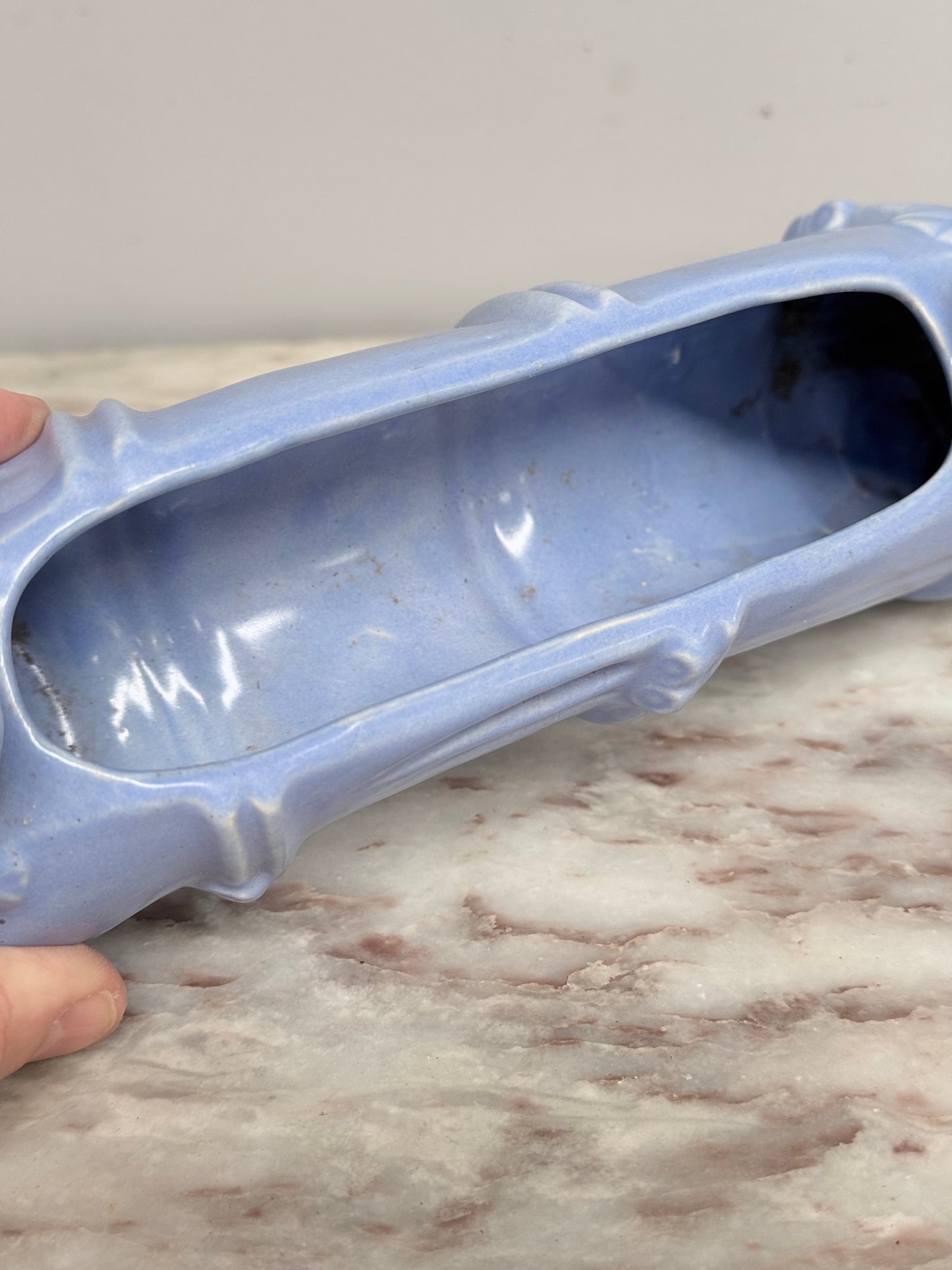 Lovely Vintage Pottery Frog Vase