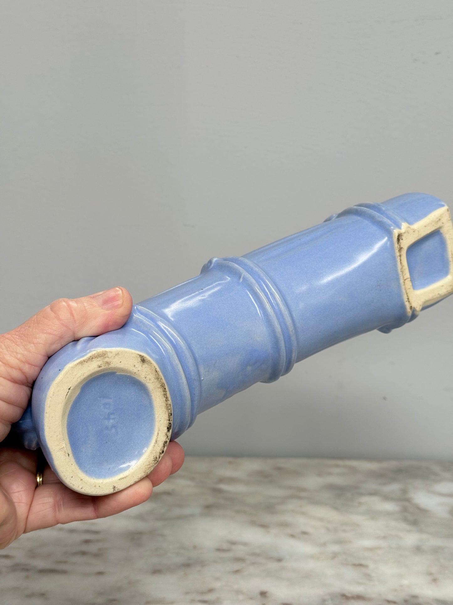 Lovely Vintage Pottery Frog Vase