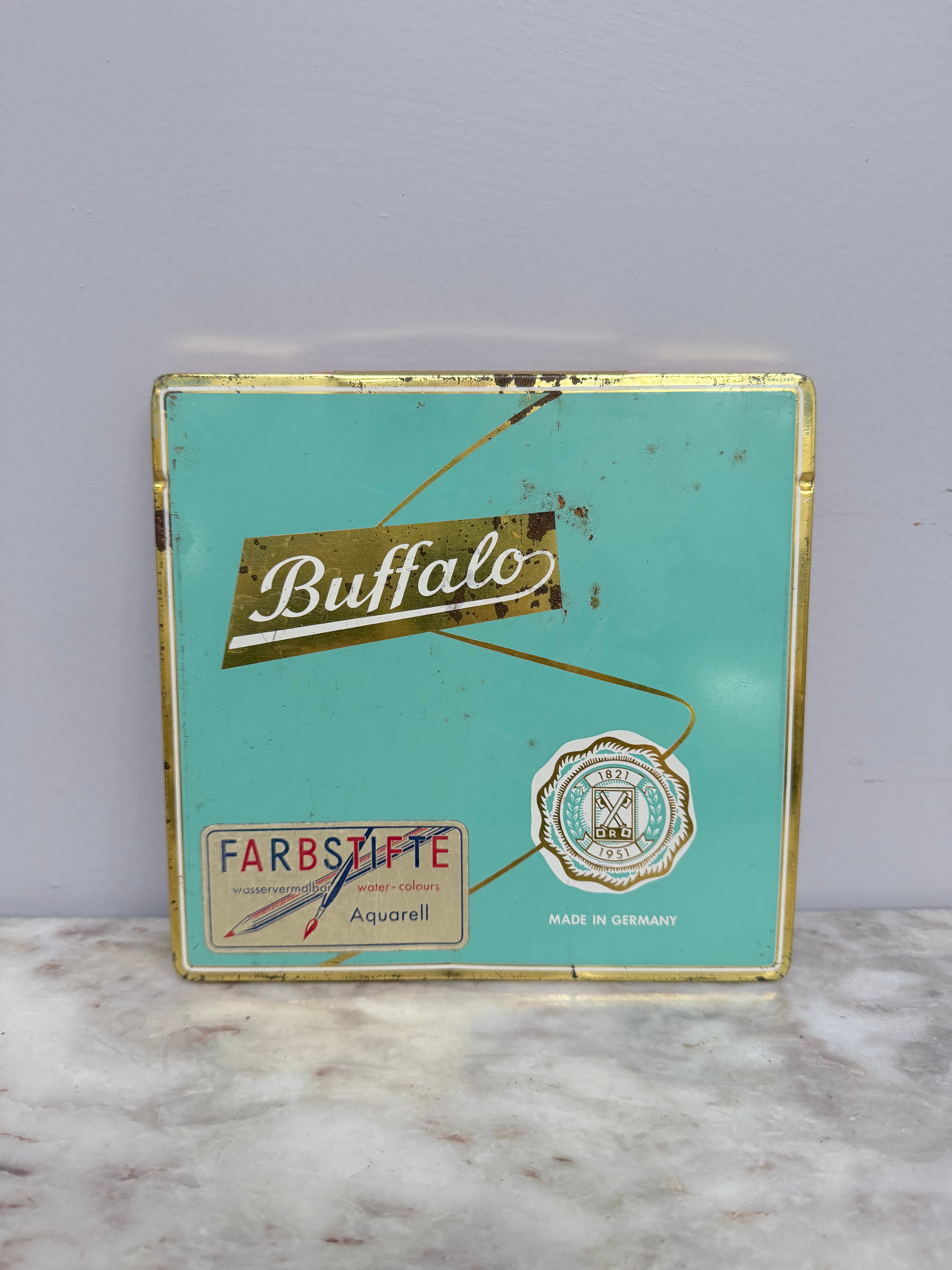 Vintage Set Buffalo Water-Colours Pencils | Antique & Vintage | Moonee Ponds Antiques | Australia Wide