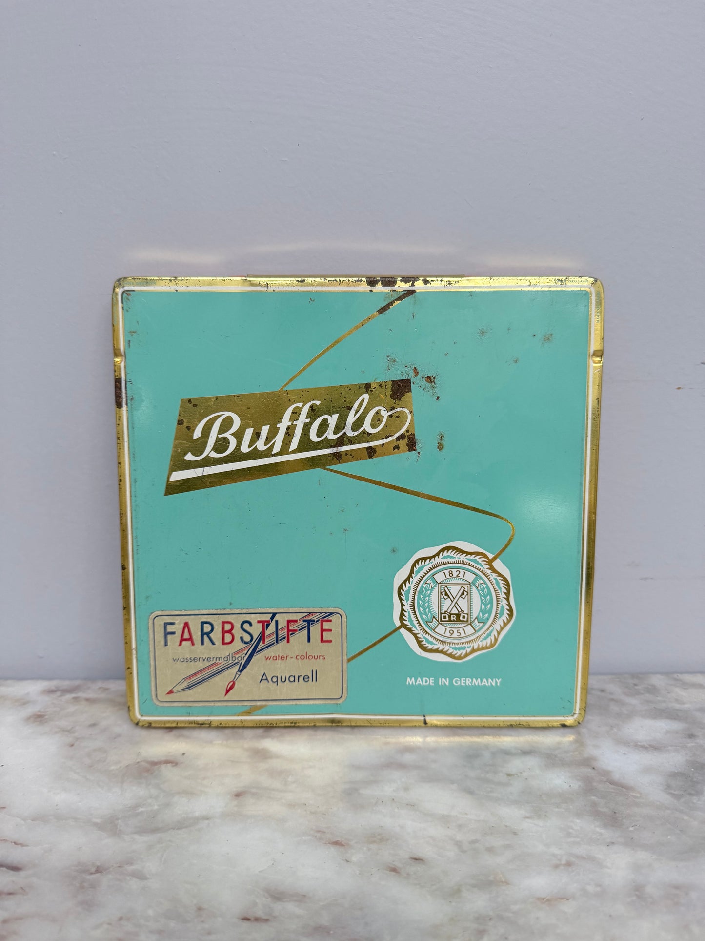 Vintage Set Buffalo Water-Colours Pencils