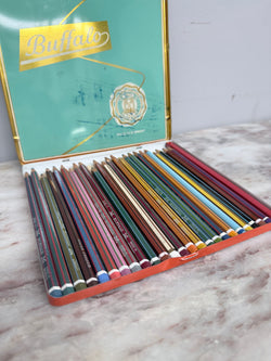 Vintage Set Buffalo Water-Colours Pencils | Antique & Vintage | Moonee Ponds Antiques | Australia Wide Delivery