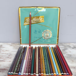 Vintage Set Buffalo Water-Colours Pencils