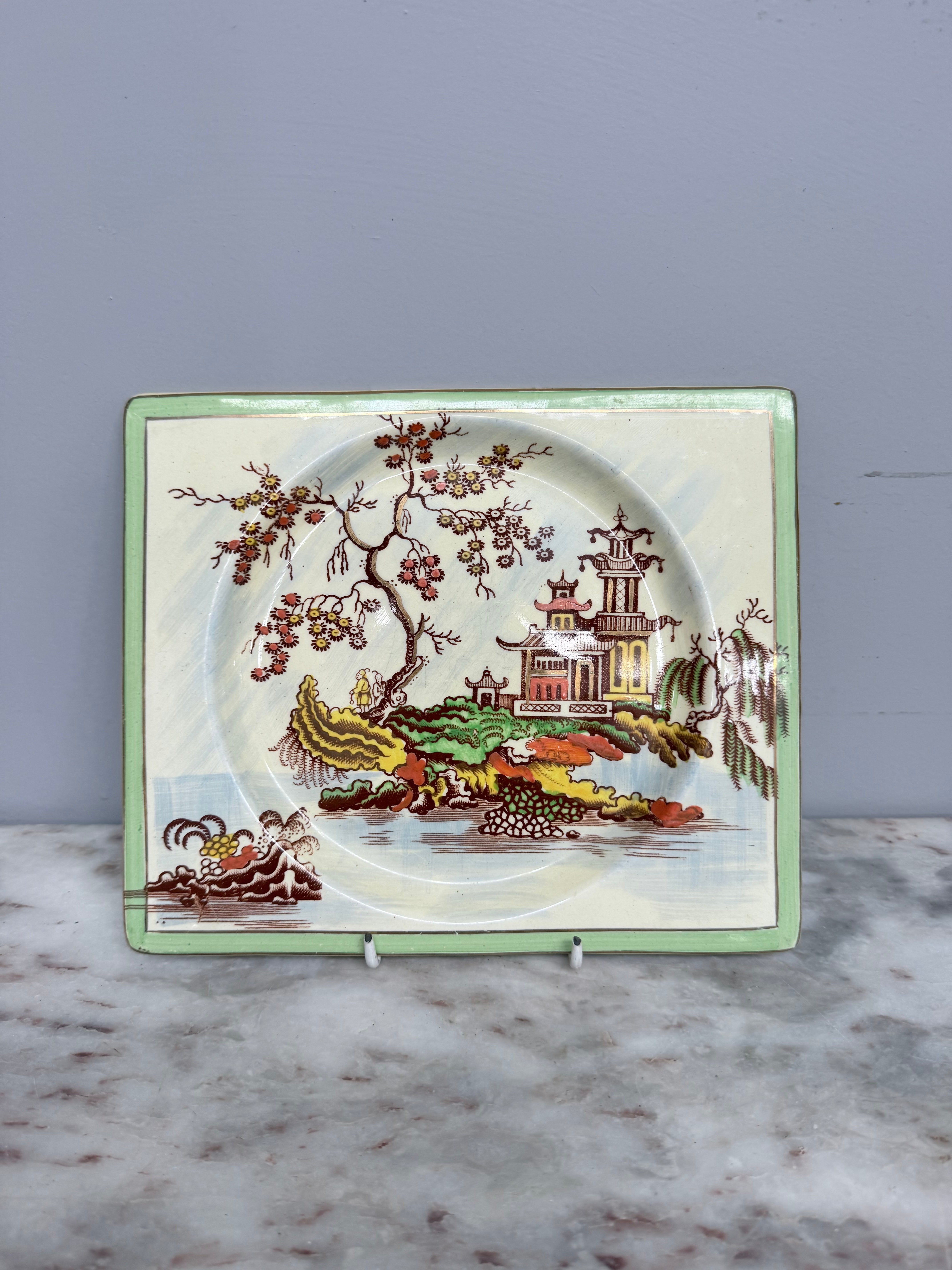 Clarice Cliff Design Oriental Biarritz Plate | Antique & Vintage | Moonee Ponds Antiques | Australia Wide Delivery