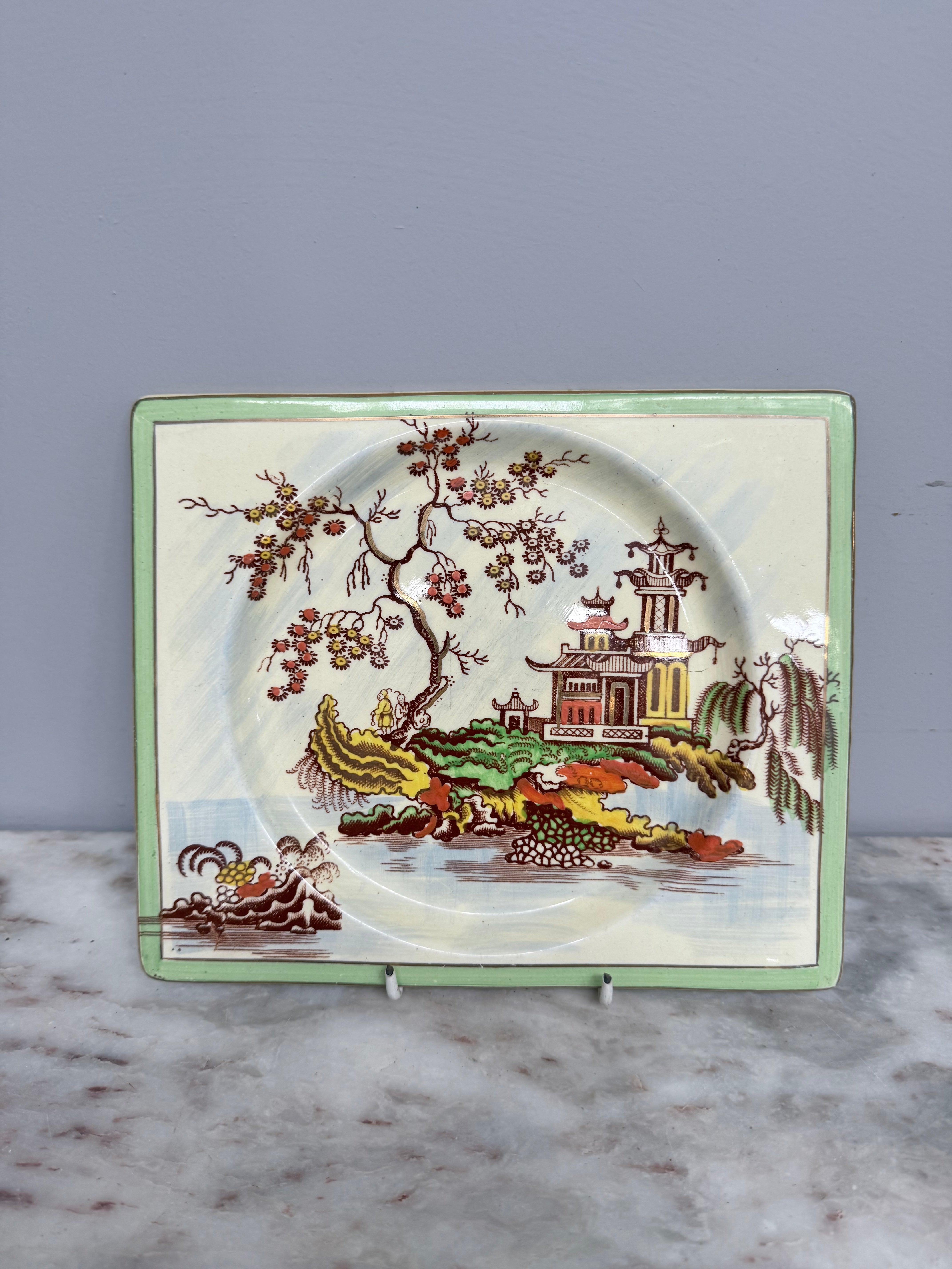 Clarice Cliff Design Oriental Biarritz Plate | Antique & Vintage | Moonee Ponds Antiques | Australia Wide Delivery