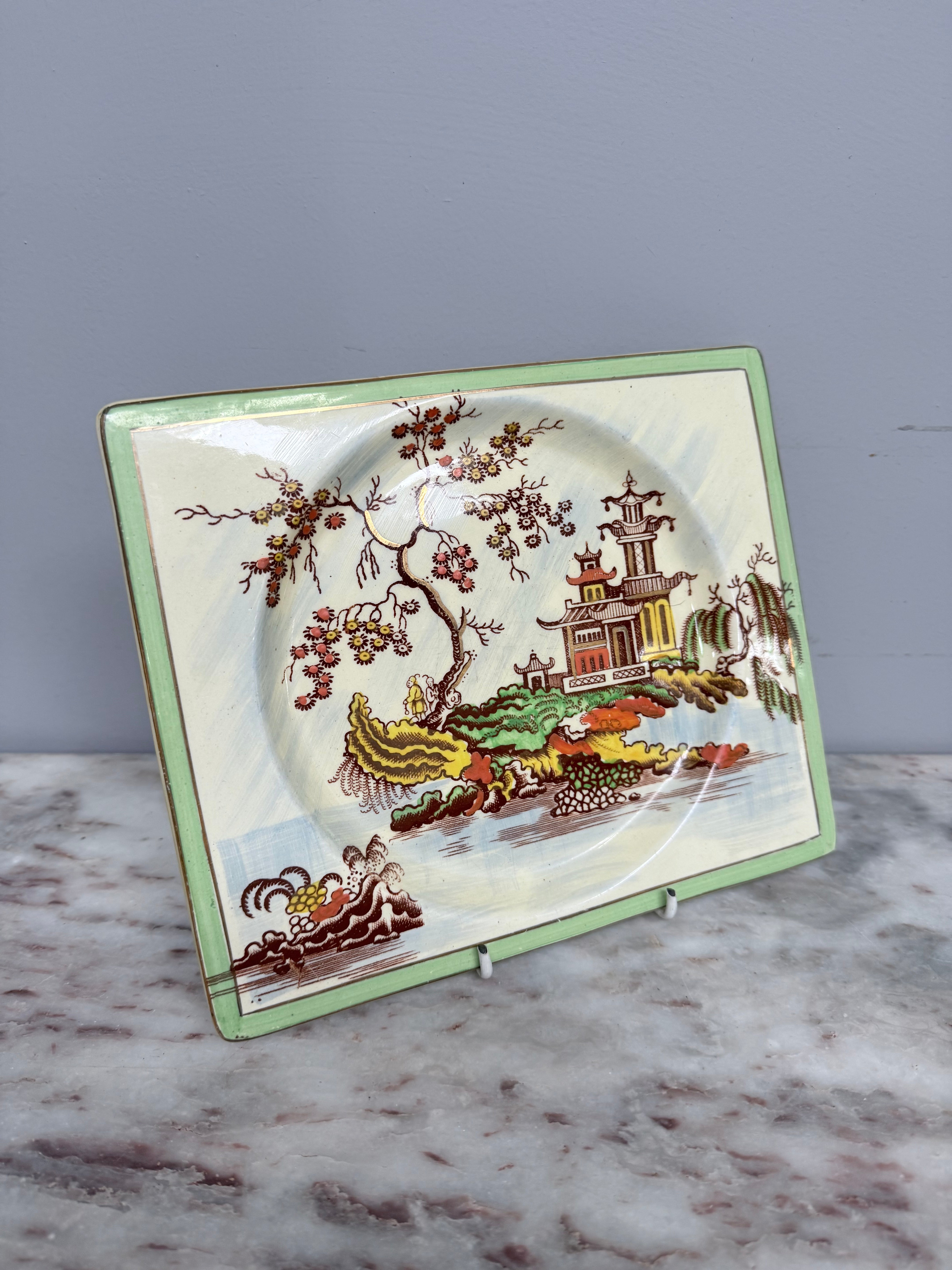 Clarice Cliff Design Oriental Biarritz Plate | Antique & Vintage | Moonee Ponds Antiques | Australia Wide Delivery