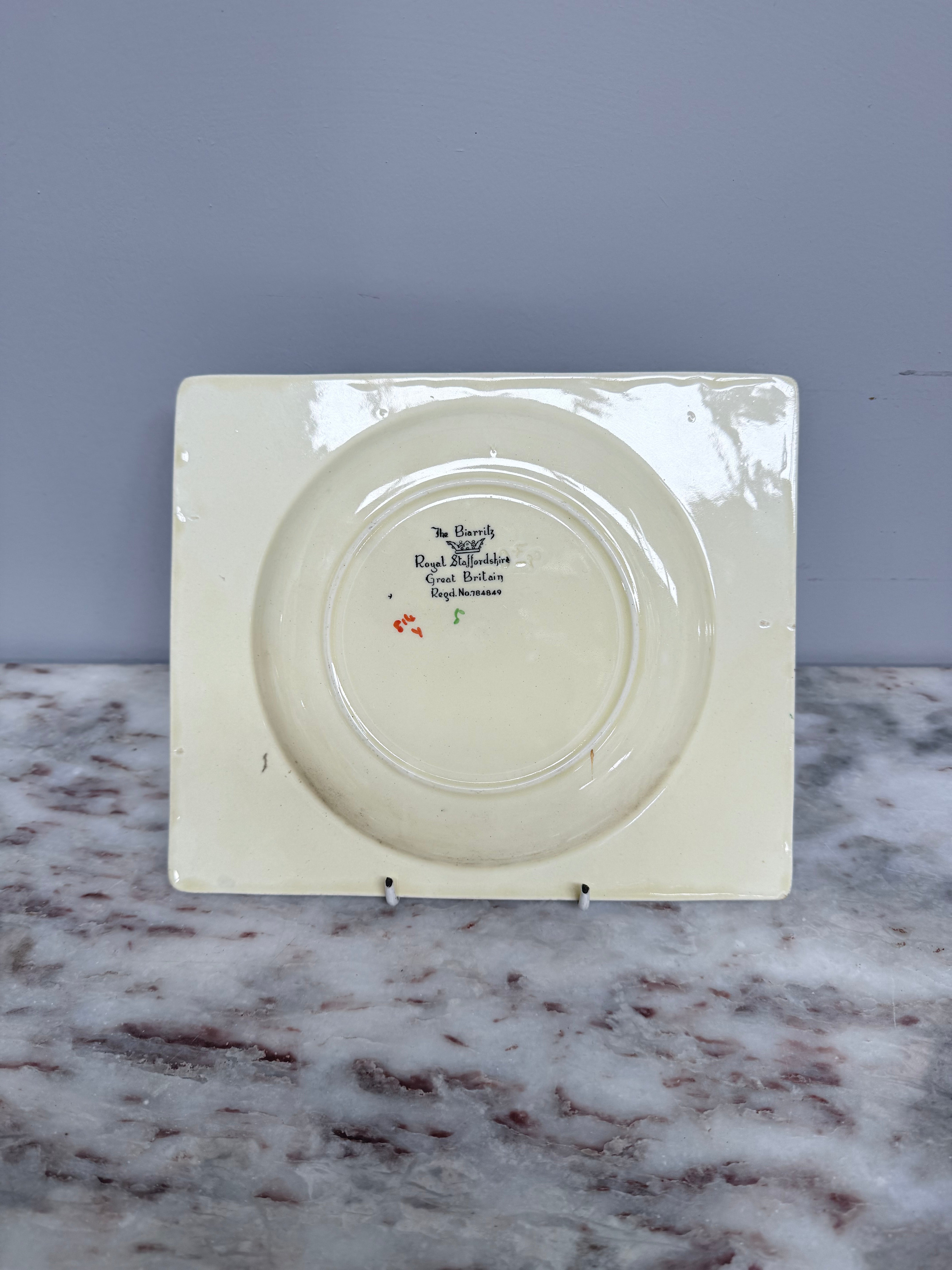 Clarice Cliff Design Oriental Biarritz Plate | Antique & Vintage | Moonee Ponds Antiques | Australia Wide Delivery