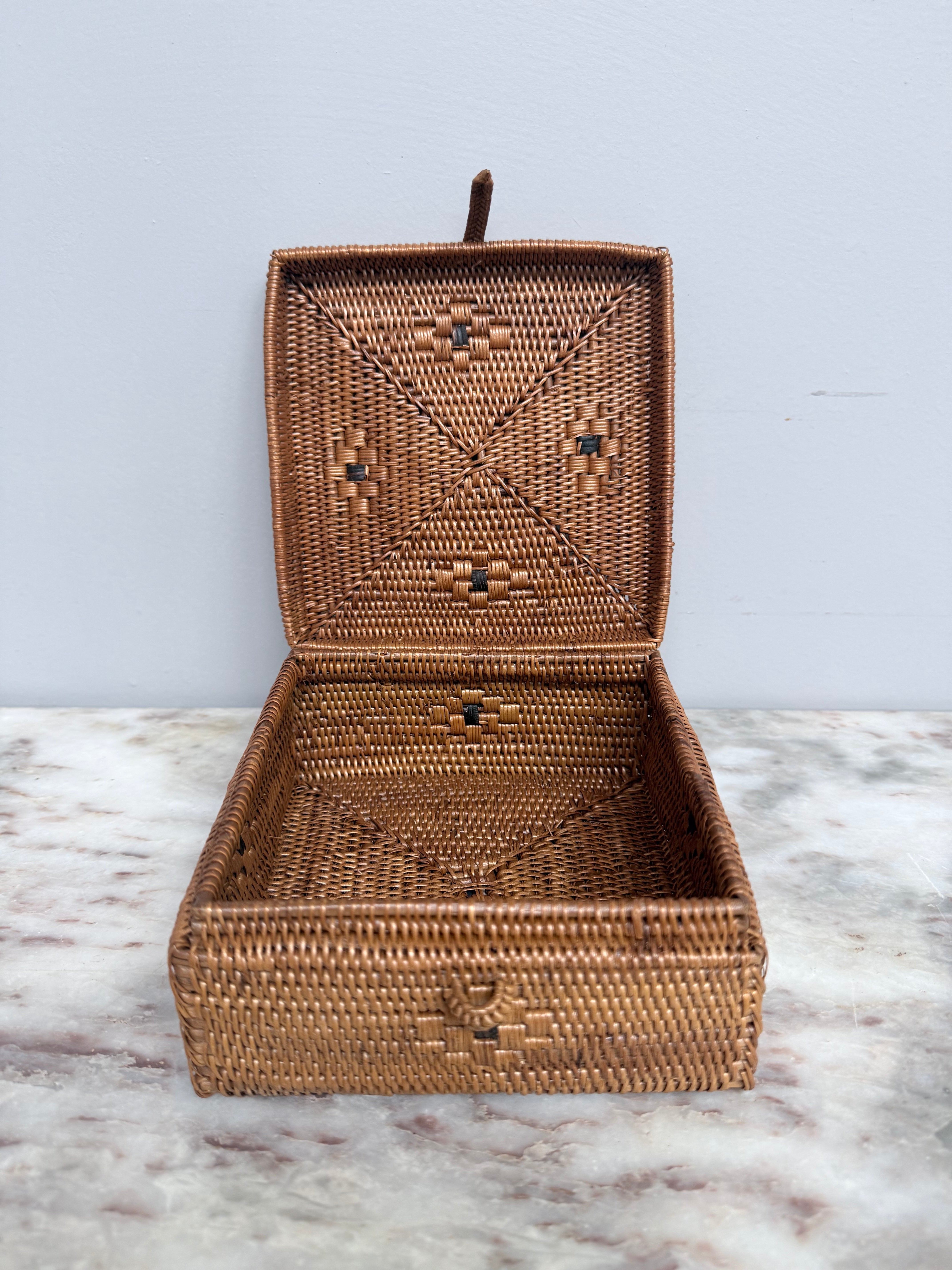 Vintage Cane Box | Antique & Vintage | Moonee Ponds Antiques | Australia Wide Delivery