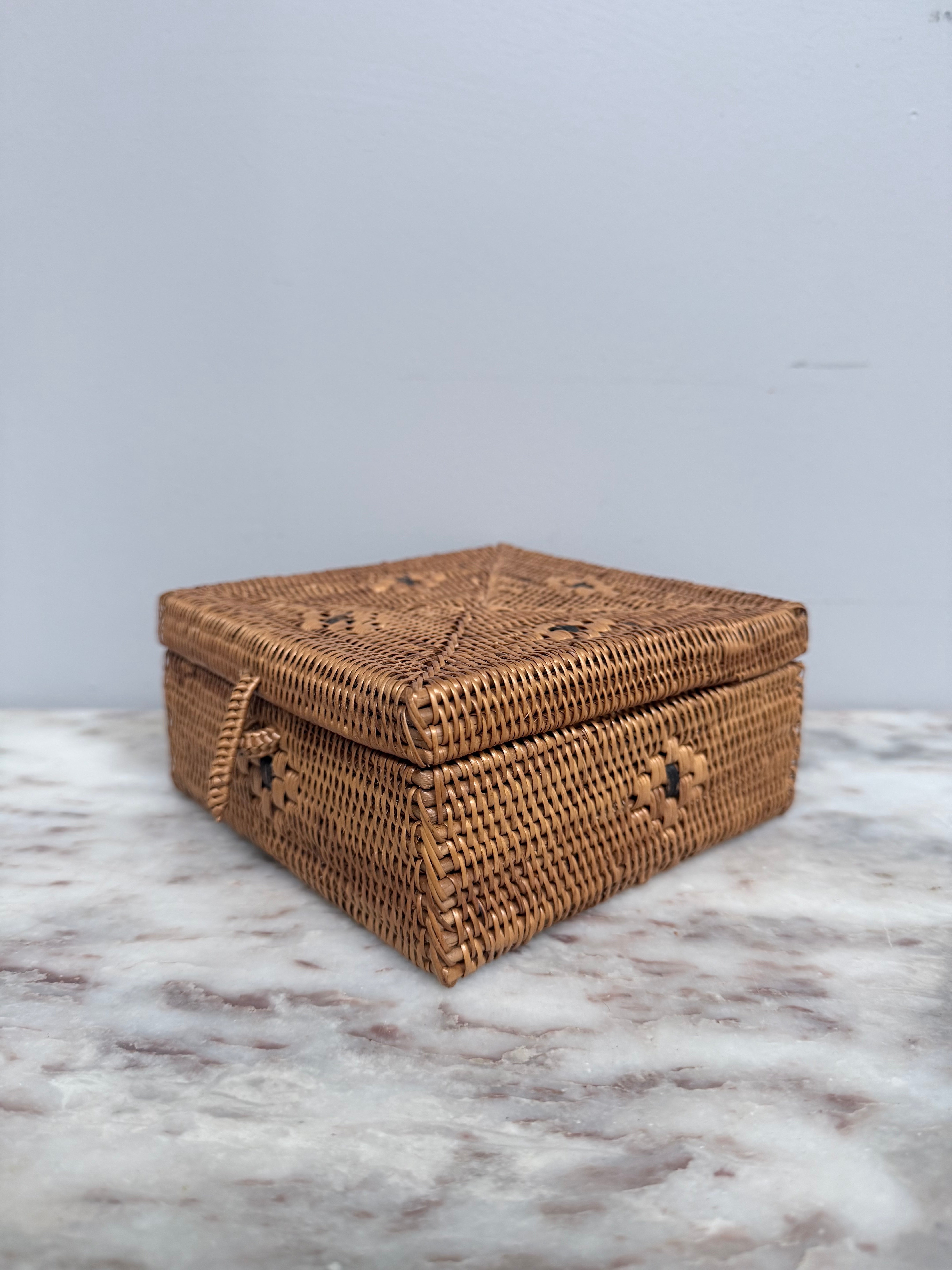 Vintage Cane Box | Antique & Vintage | Moonee Ponds Antiques | Australia Wide Delivery