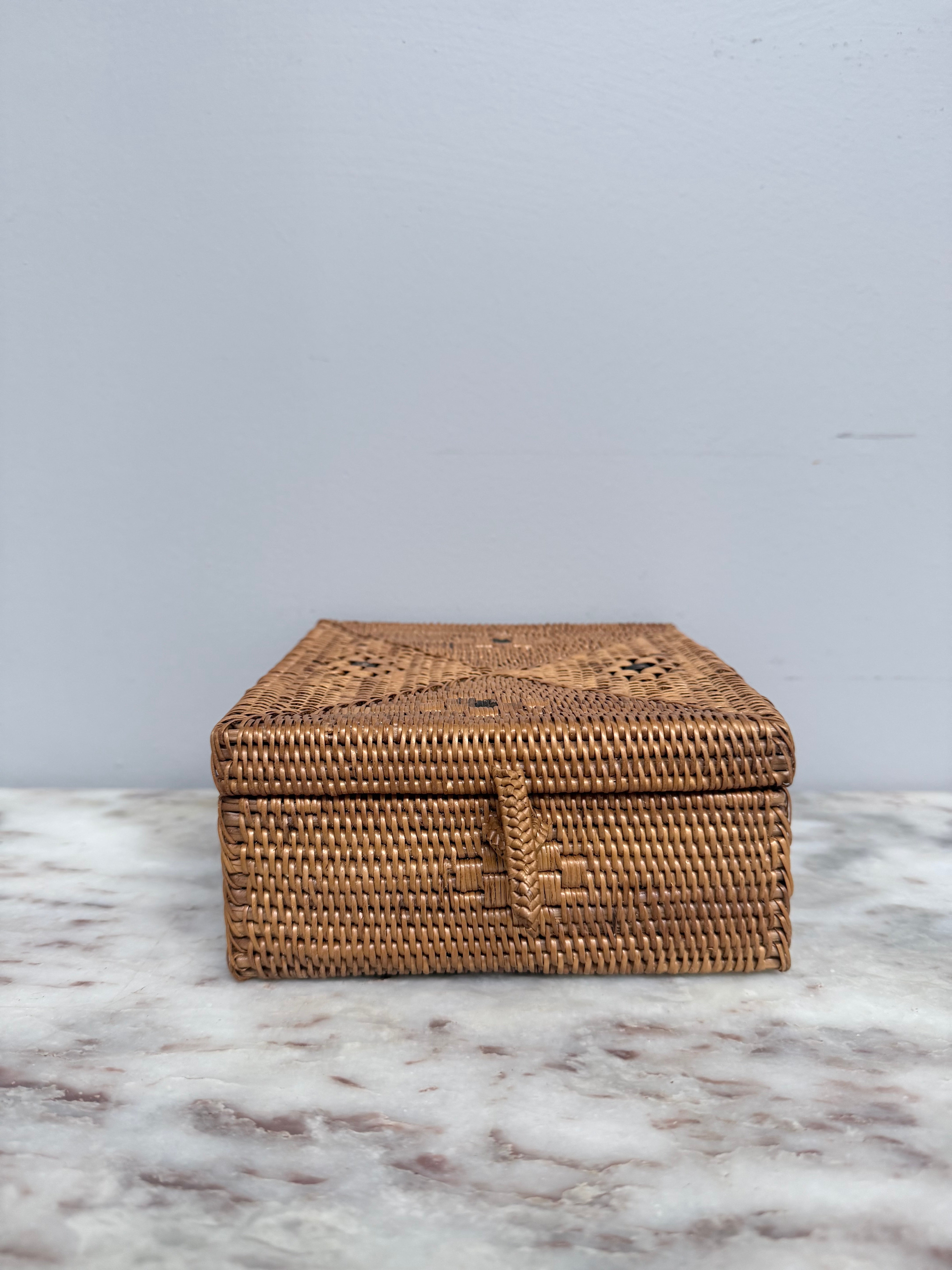 Vintage Cane Box | Antique & Vintage | Moonee Ponds Antiques | Australia Wide Delivery
