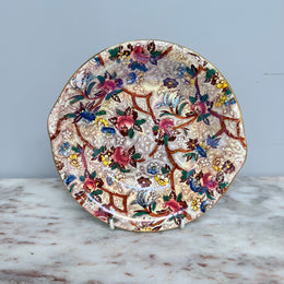 Maling Ware Floral Design Bowl