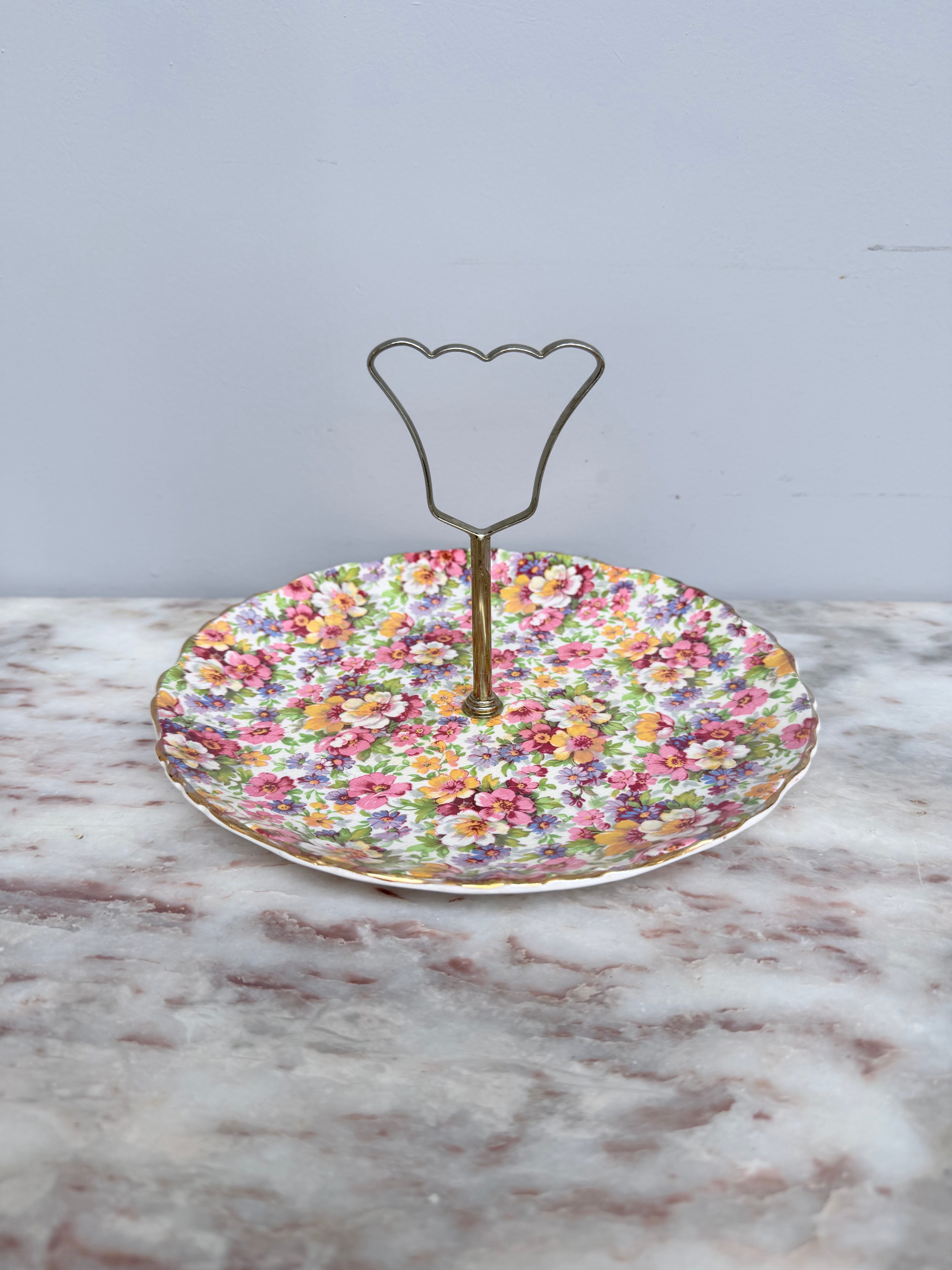 Vintage Old Foley Du Barry Sweets Plate/Stand | Antique & Vintage | Moonee Ponds Antiques | Australia Wide Delivery
