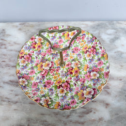 Vintage Old Foley Du Barry Sweets Plate/Stand