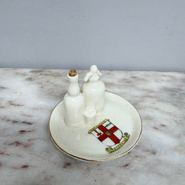 Rare "Goss" Crested China Ware Tray, Bottle & Syphon