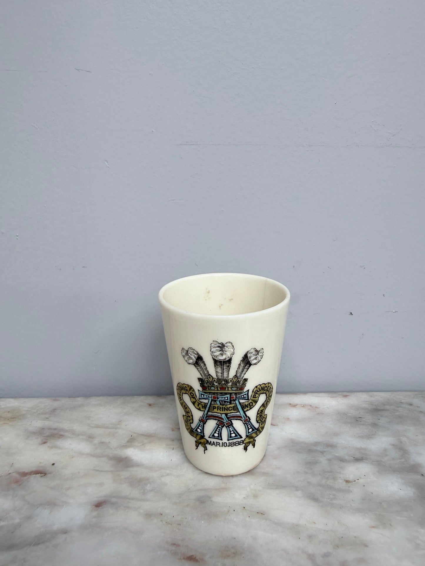 Goss Crested Ware China Beaker C1888