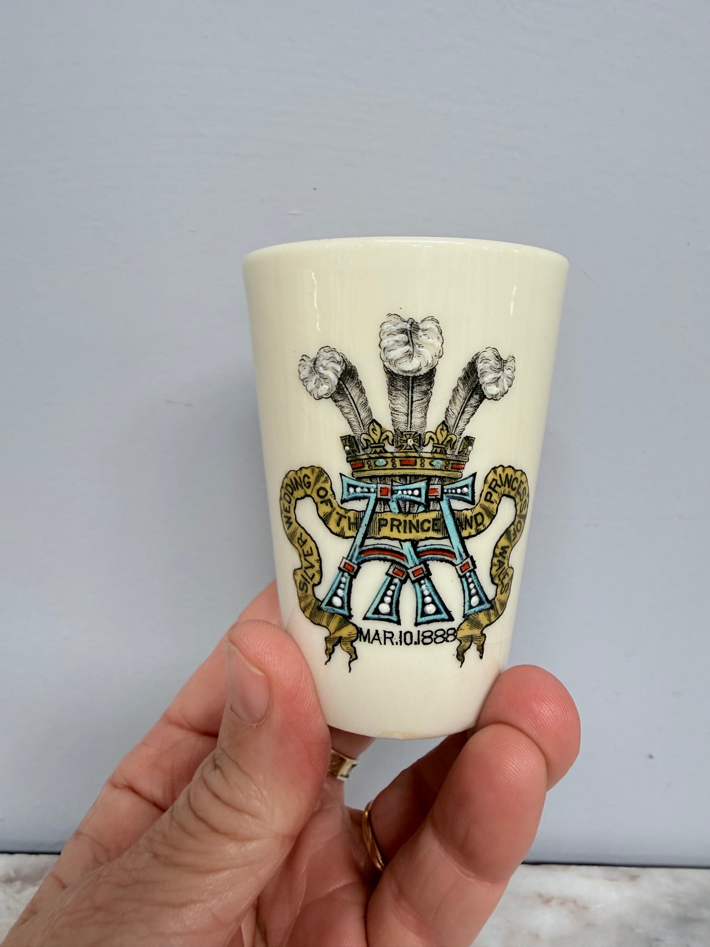 Goss Crested Ware China Beaker C1888