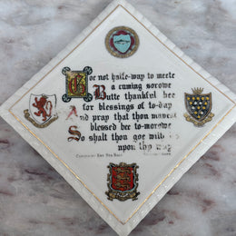 W. H. Goss Crested China Wall Hanging