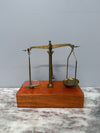 Vintage Brass Balance Scale Set With Weights | Antique & Vintage | Moonee Ponds Antiques | Australia Wide Delivery