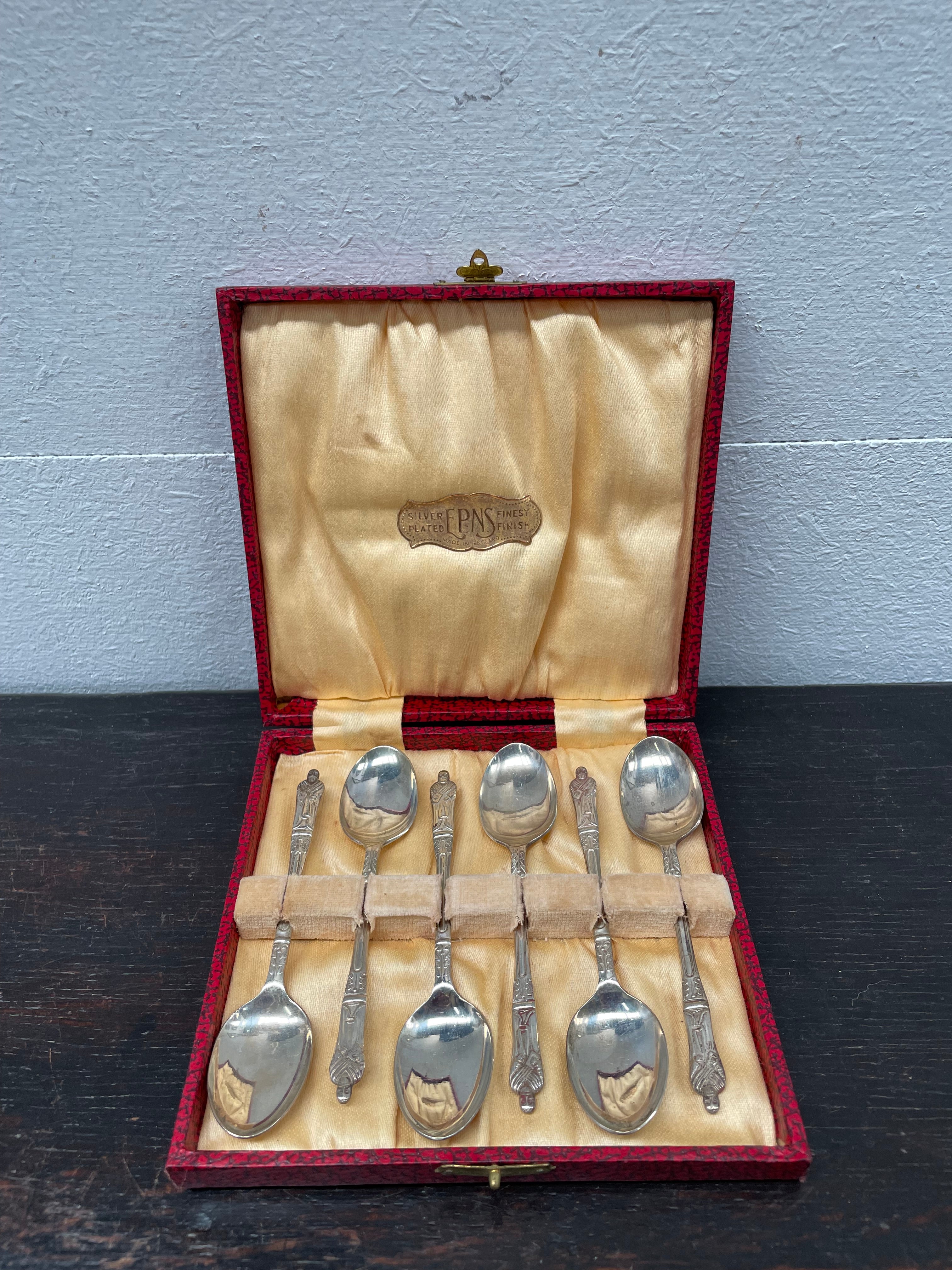 Vintage EPNS Silver Spoons in there original box | Antique & Vintage | Moonee Ponds Antiques | Australia Wide Delivery
