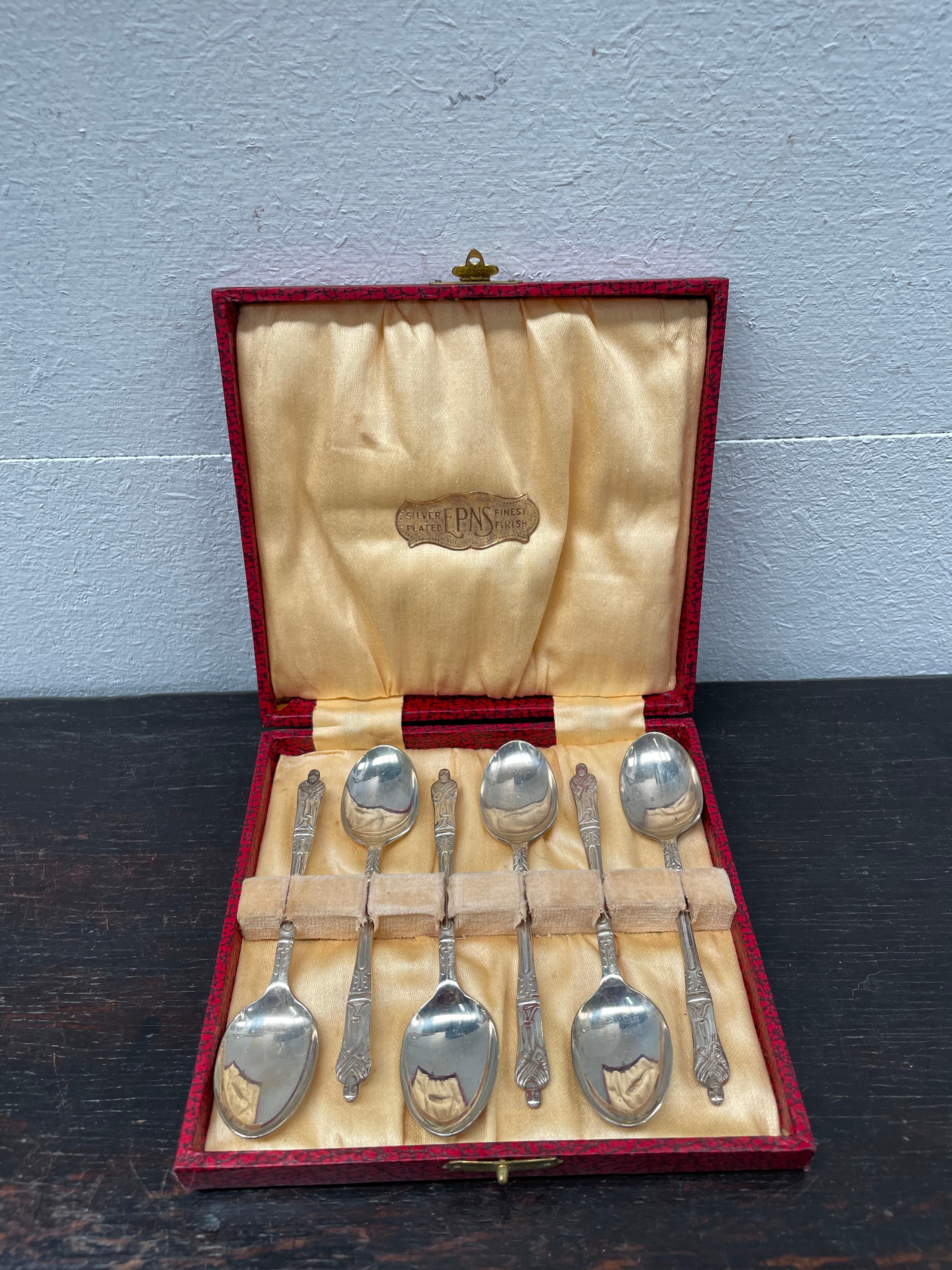Vintage EPNS Silver Spoons in there original box | Antique & Vintage | Moonee Ponds Antiques | Australia Wide Delivery