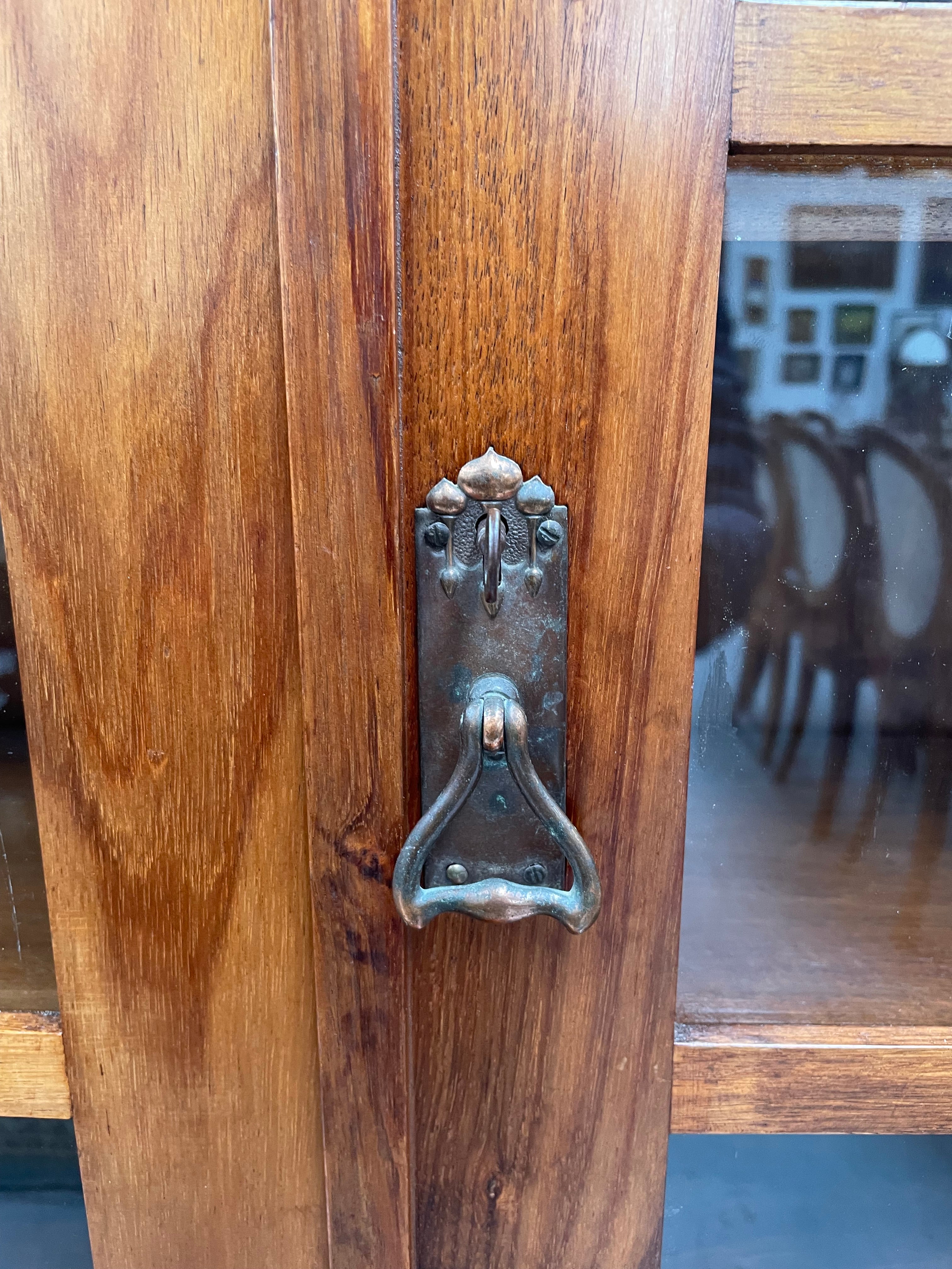 Australian Blackwood Arts & Crafts Dwarf Bookcase | Antique & Vintage | Moonee Ponds Antiques | Australia Wide Delivery