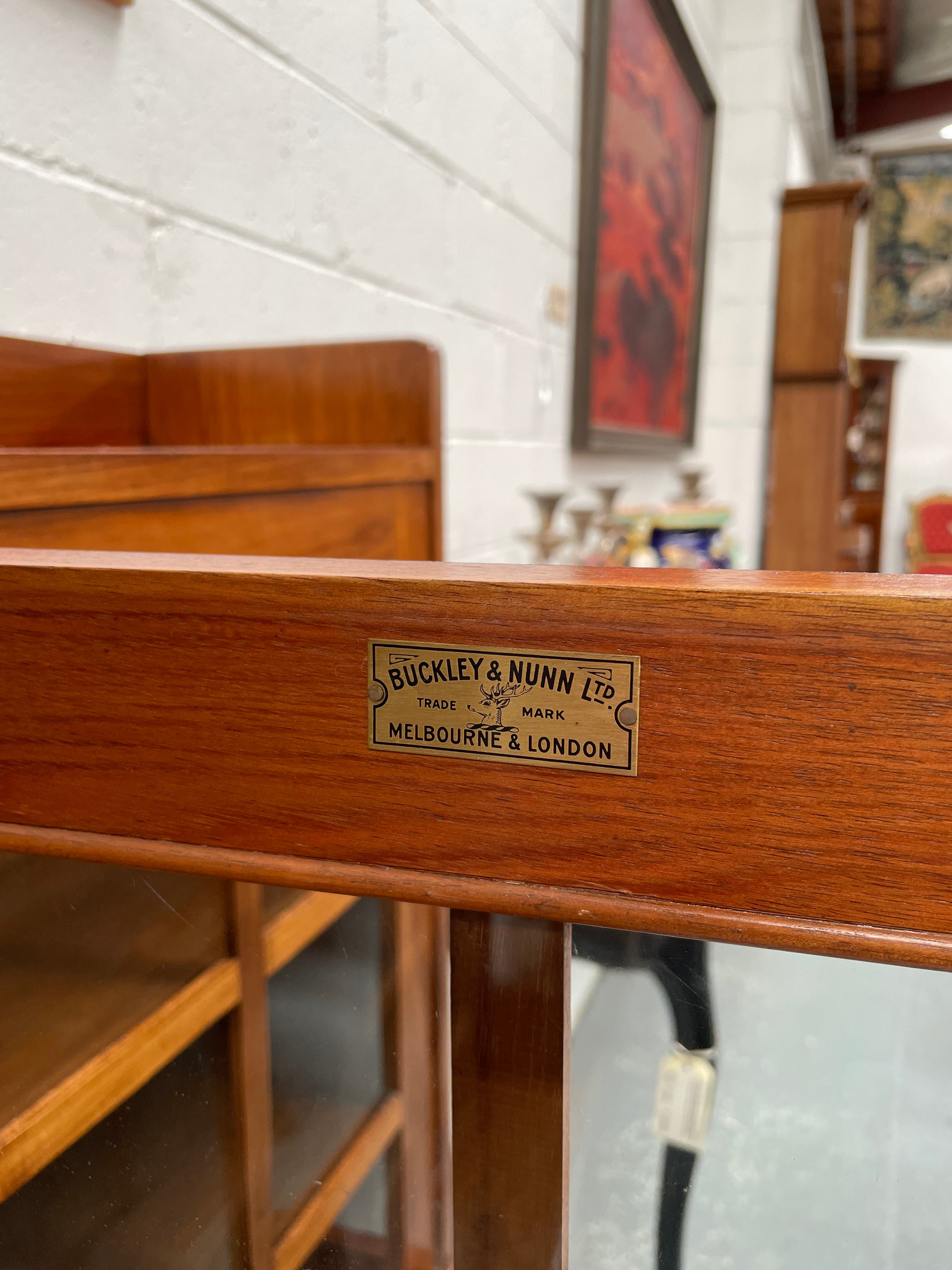 Australian Blackwood Arts & Crafts Dwarf Bookcase | Antique & Vintage | Moonee Ponds Antiques | Australia Wide Delivery