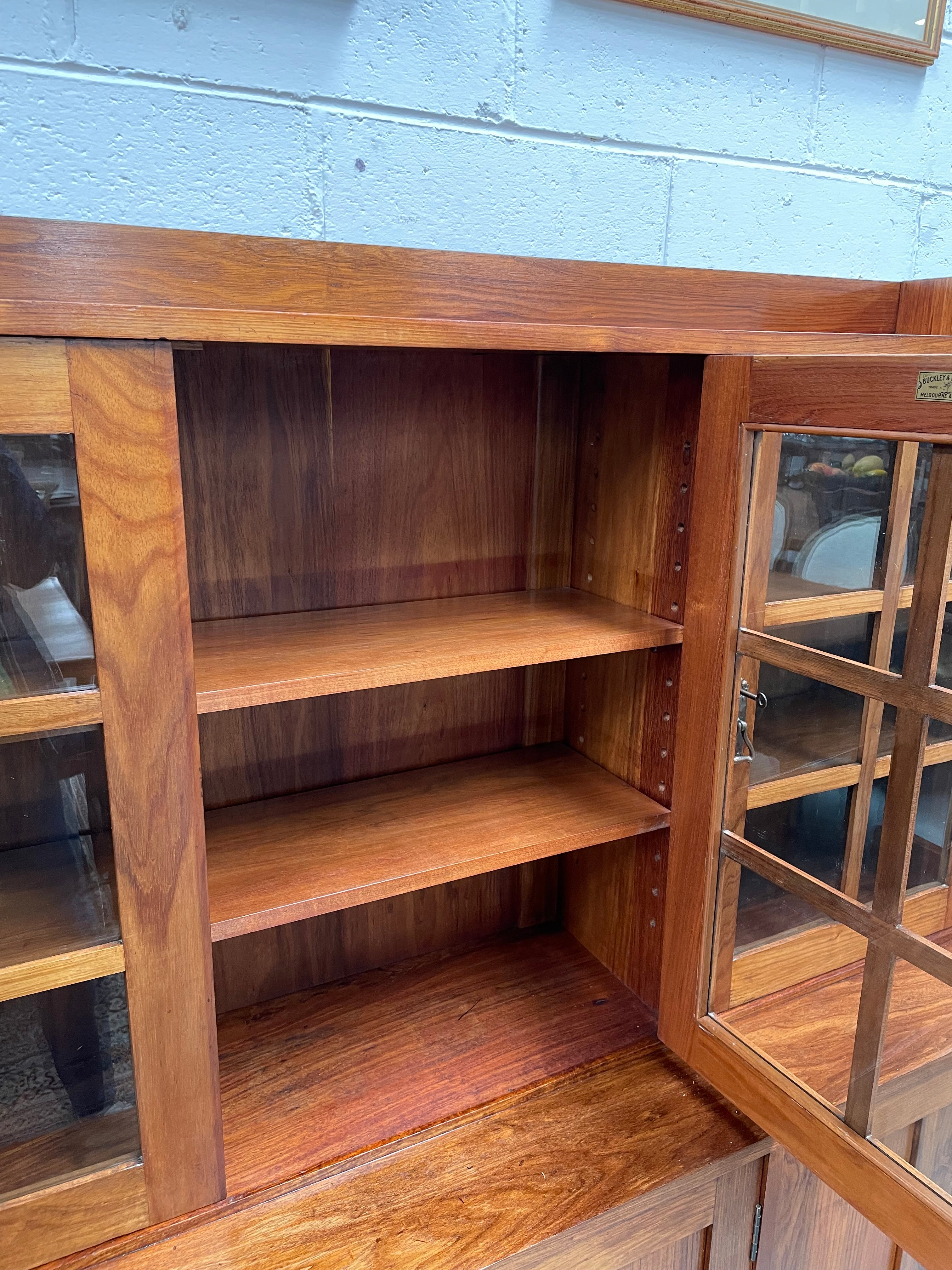 Australian Blackwood Arts & Crafts Dwarf Bookcase | Antique & Vintage | Moonee Ponds Antiques | Australia Wide Delivery