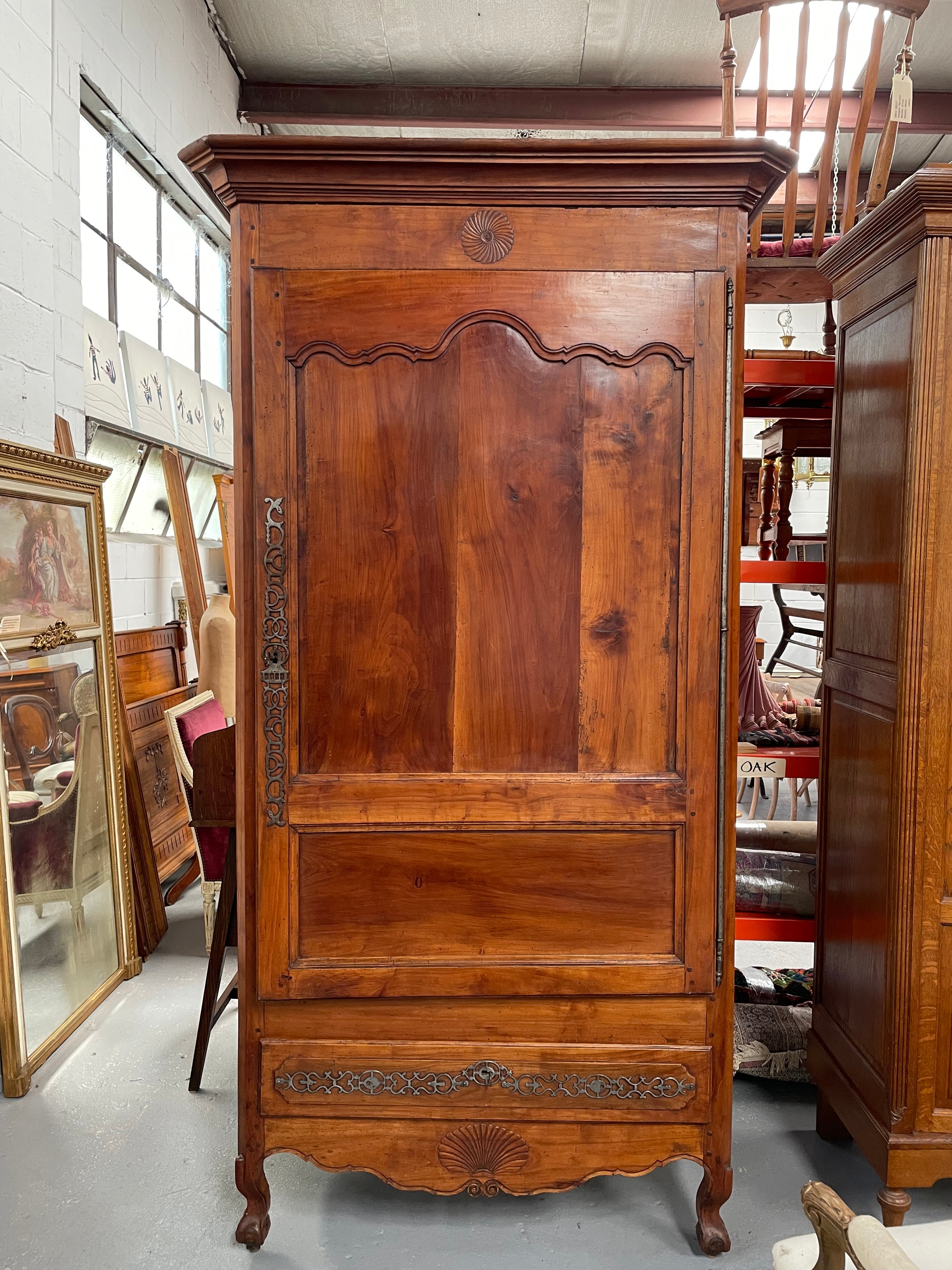 19th Century French Cherry wood Armoire | Antique & Vintage | Moonee Ponds Antiques | Australia Wide Delivery