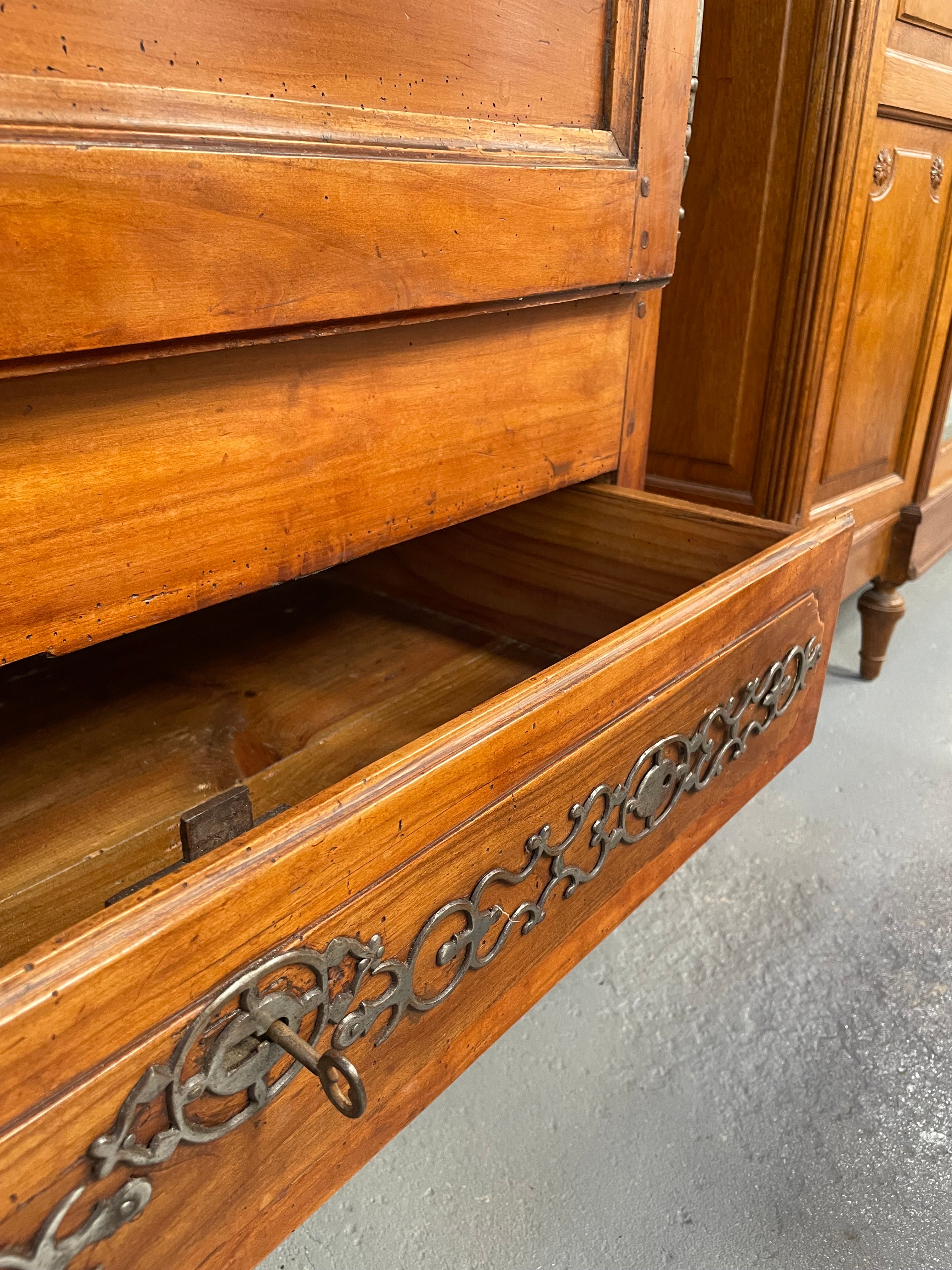 19th Century French Cherry wood Armoire | Antique & Vintage | Moonee Ponds Antiques | Australia Wide Delivery