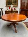 Victorian Cedar Round Dining Table / Breakfast Table | Antique & Vintage | Moonee Ponds Antiques | Australia Wide Delivery