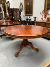 Victorian Cedar Round Dining Table / Breakfast Table | Antique & Vintage | Moonee Ponds Antiques | Australia Wide Delivery