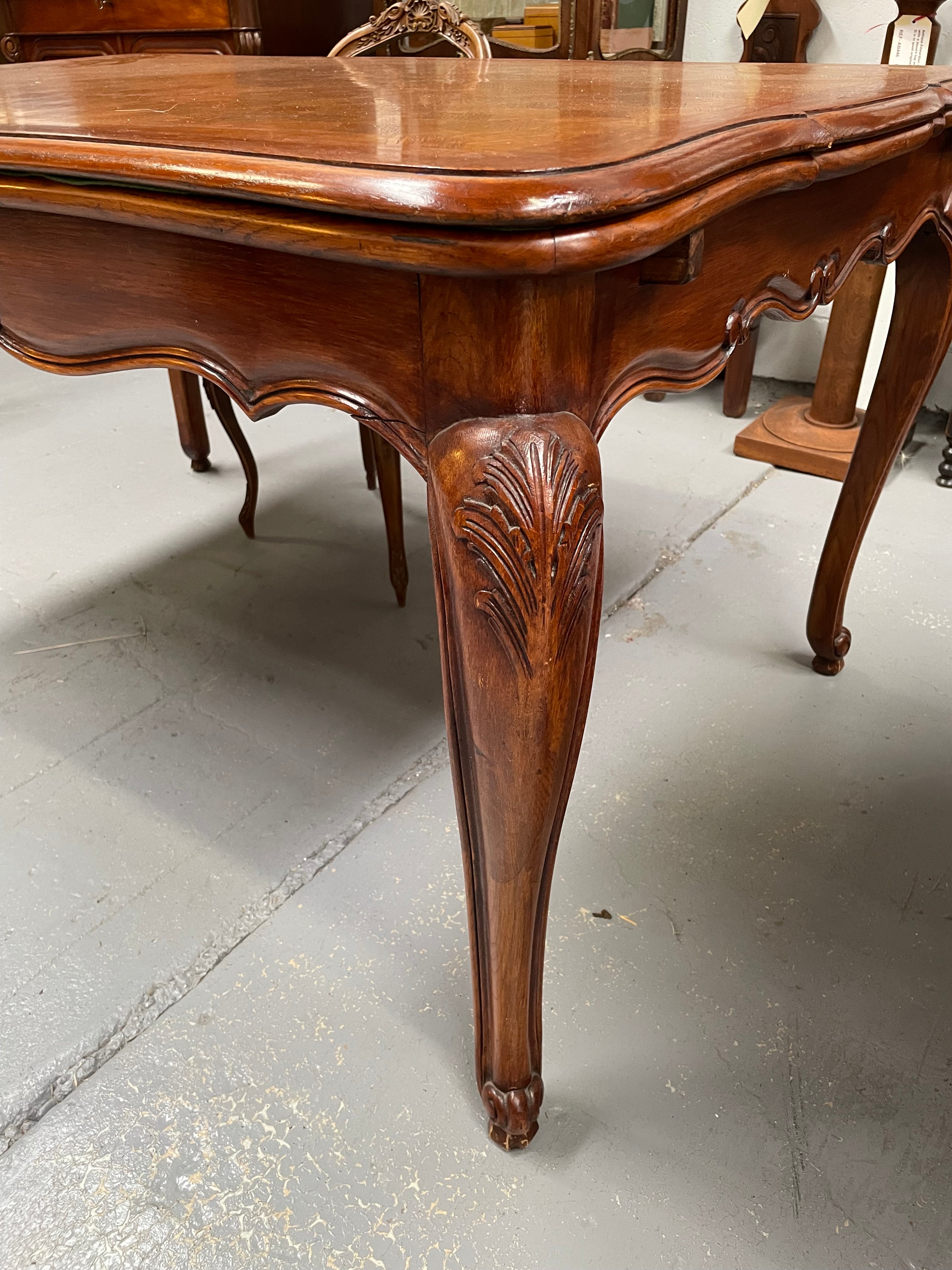 Attractive French Louis XV Style Parquetry Top Oak Extension Table | Antique & Vintage | Moonee Ponds Antiques | Australia Wide Delivery