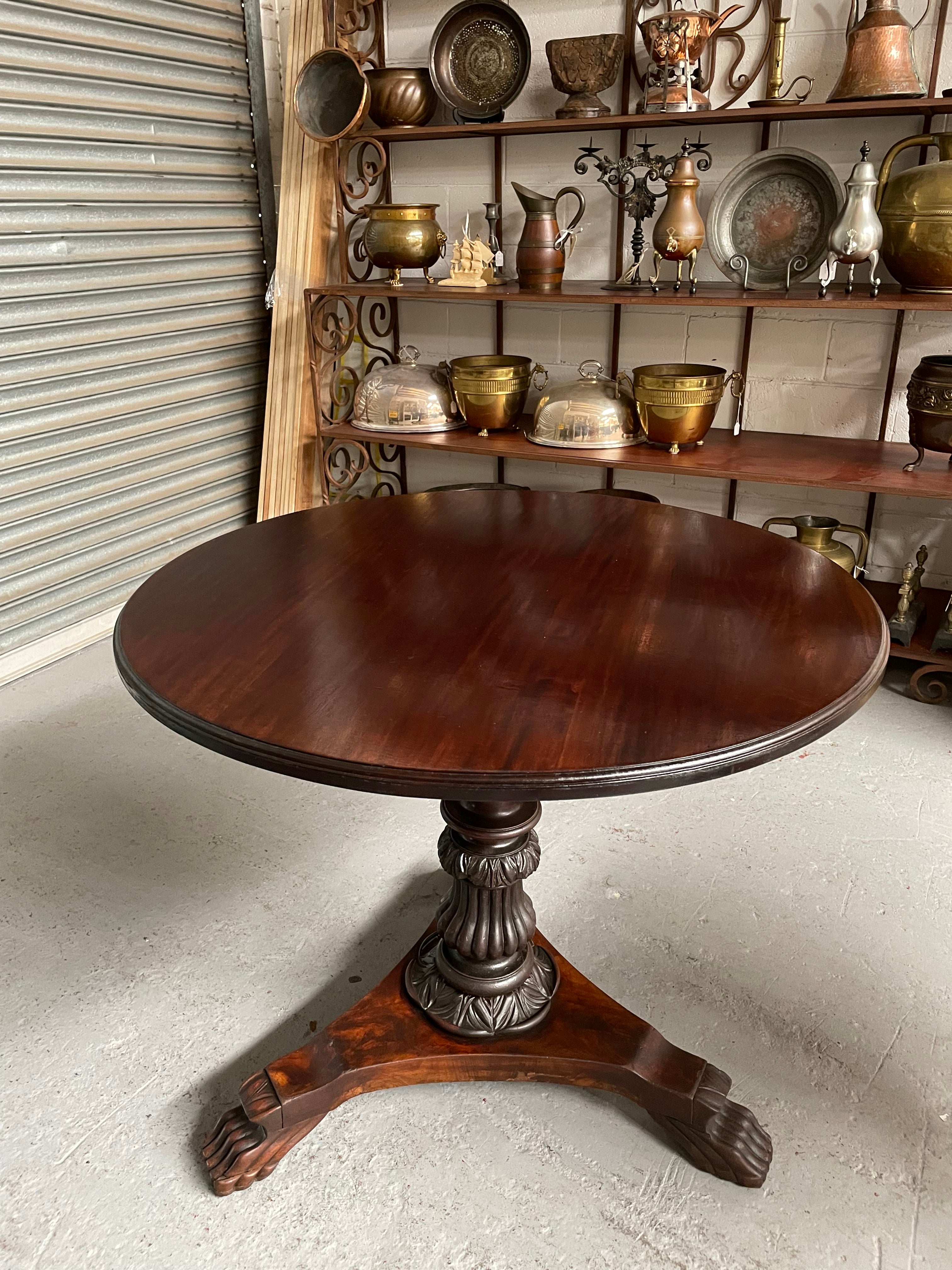 Early Victorian Mahogany Centre Table | Antique & Vintage | Moonee Ponds Antiques | Australia Wide Delivery