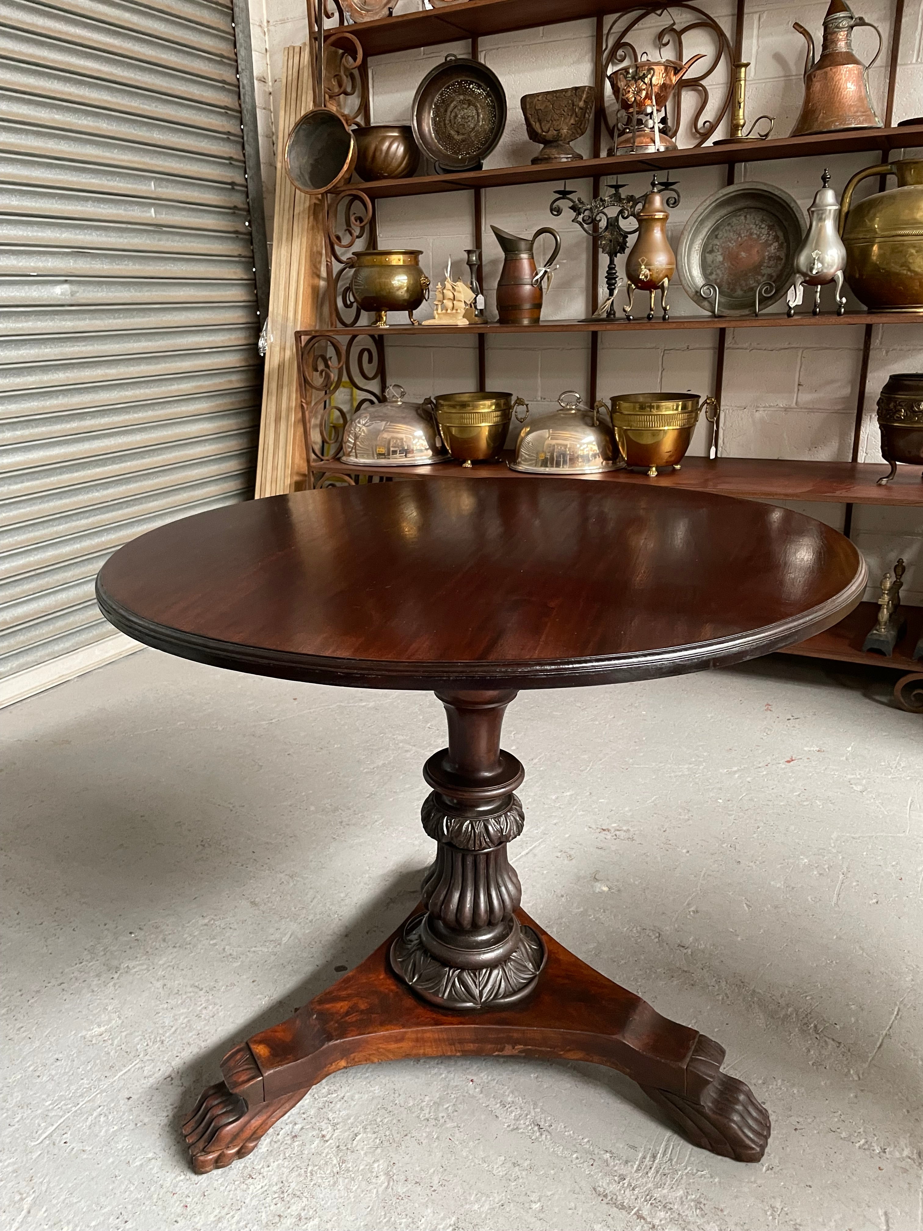 Early Victorian Mahogany Centre Table | Antique & Vintage | Moonee Ponds Antiques | Australia Wide Delivery