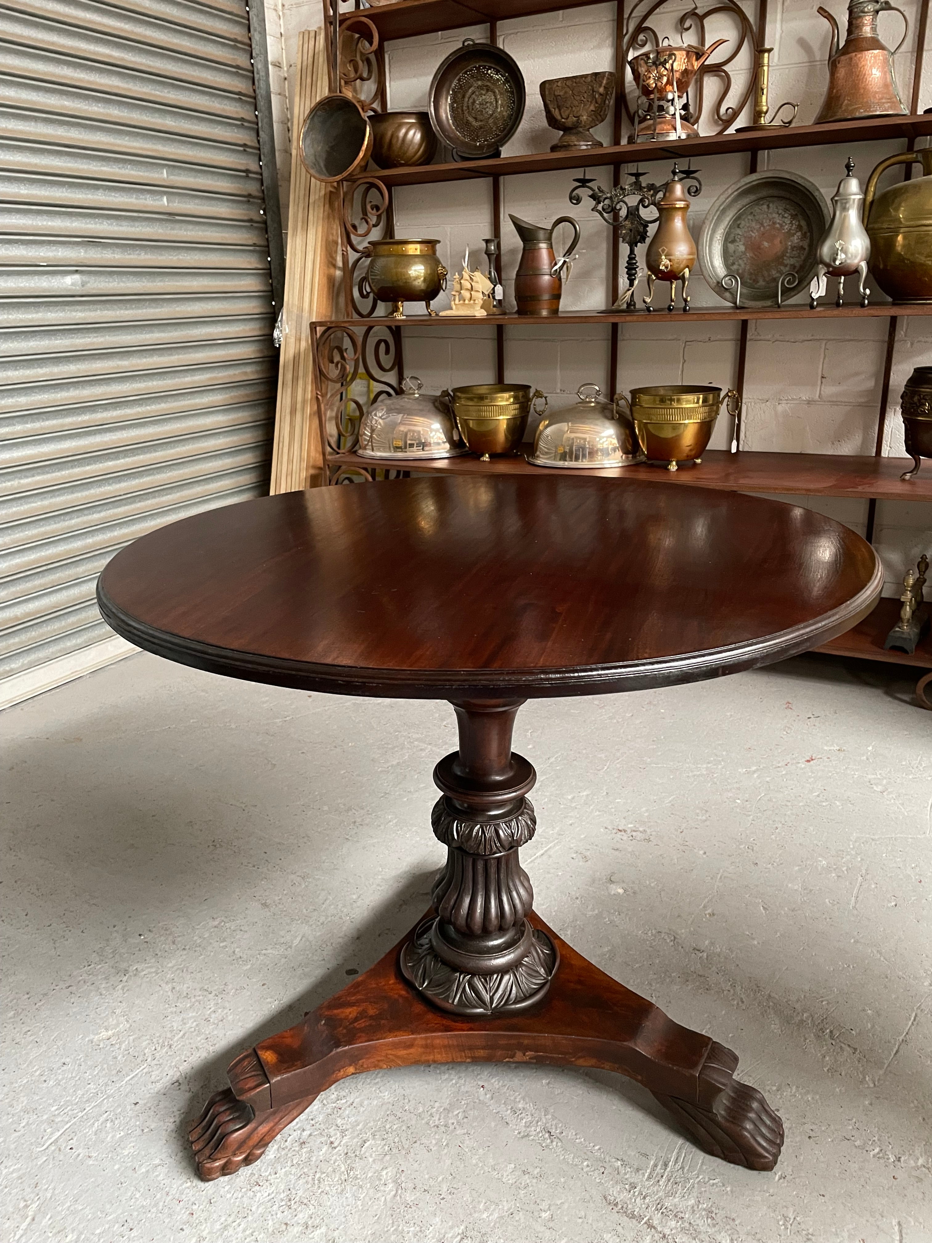 Early Victorian Mahogany Centre Table | Antique & Vintage | Moonee Ponds Antiques | Australia Wide Delivery